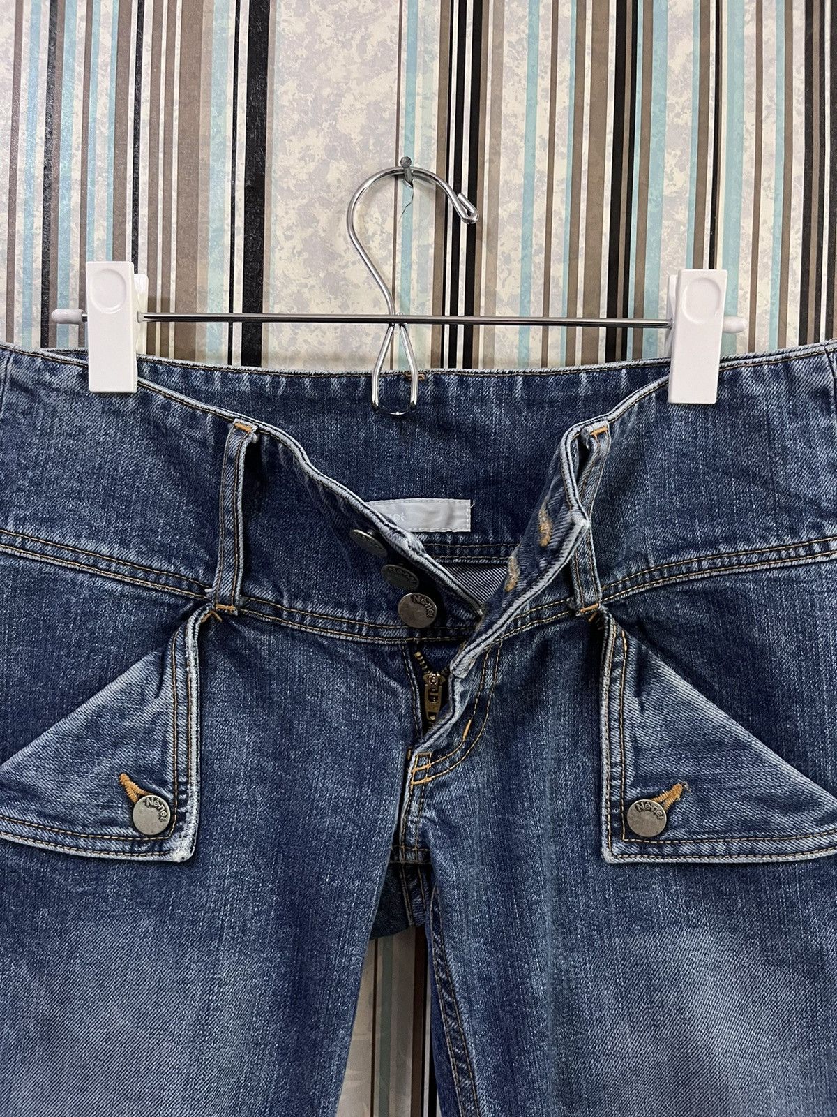 Ne-Net 00s ISSEY MIYAKE flap pockets #F3 Size 28" / US 6 / IT 42 - 8 Thumbnail
