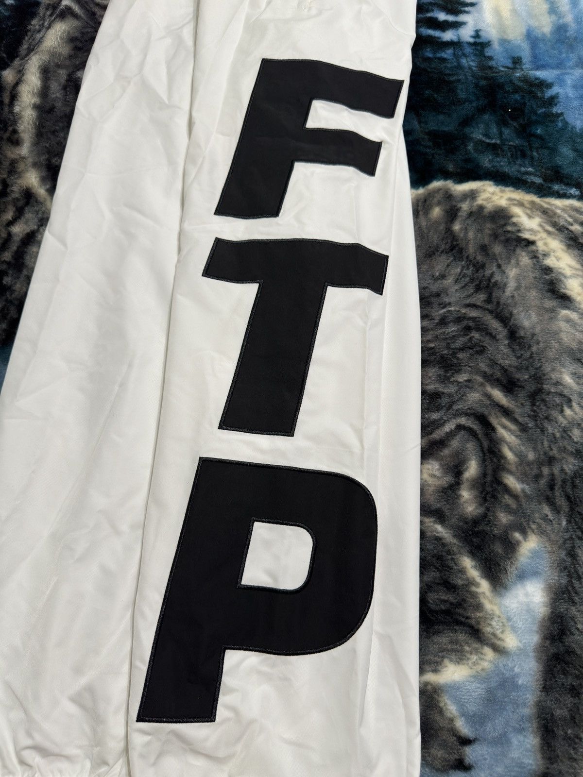 Fuck The Population FTP NYLON TRACK PANTS WHITE Size US 40 / EU 56 - 4 Thumbnail