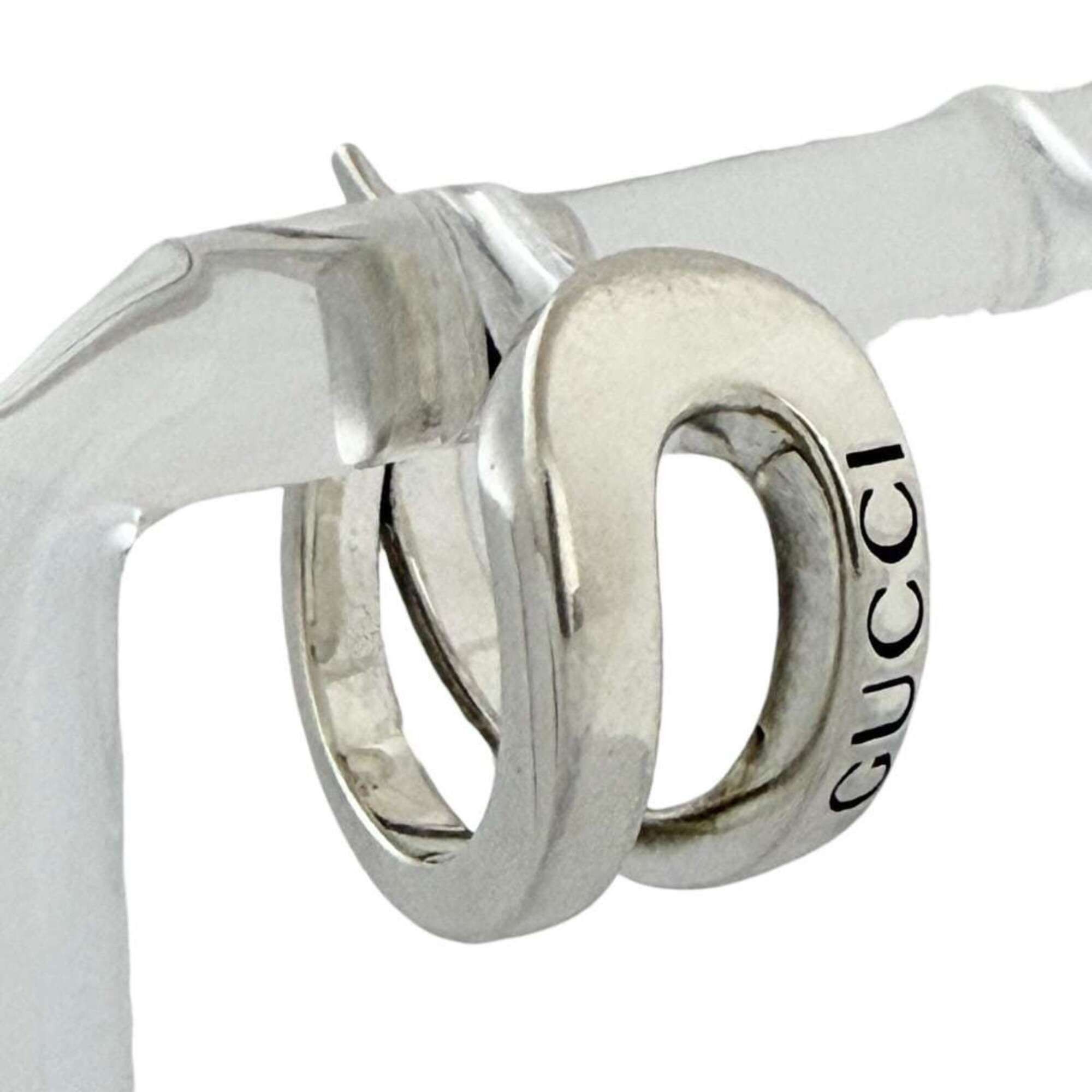 Gucci Gucci Men's/Women's Horsebit Earring, Single Earring (Left Ear), Silver Size ONE SIZE - 1 Thumbnail