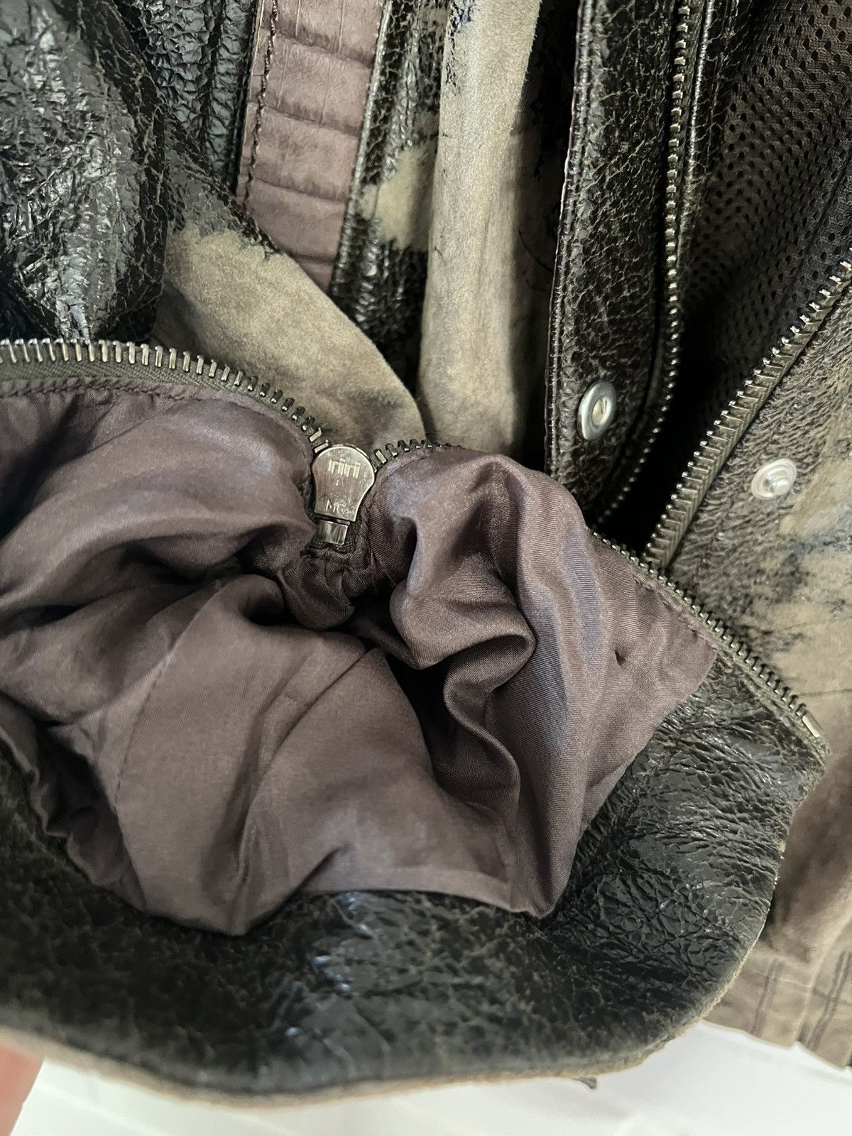 Dior AW06 Dior by John Galliano ‘Croc’ Embossed Leather Jacket Size US S / EU 44-46 / 1 - 11 Thumbnail
