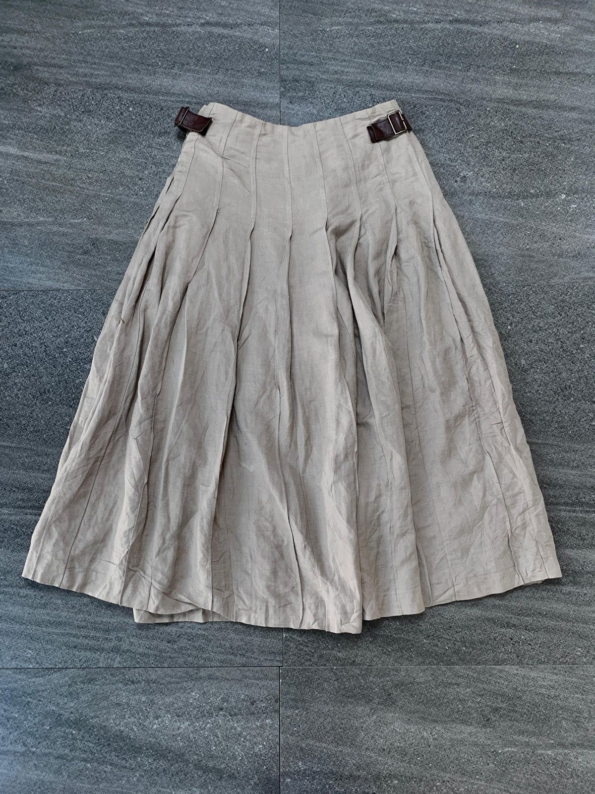 Comme des Garcons Belted Wide Skirt Size 28" / US 6 / IT 42 - 2 Thumbnail