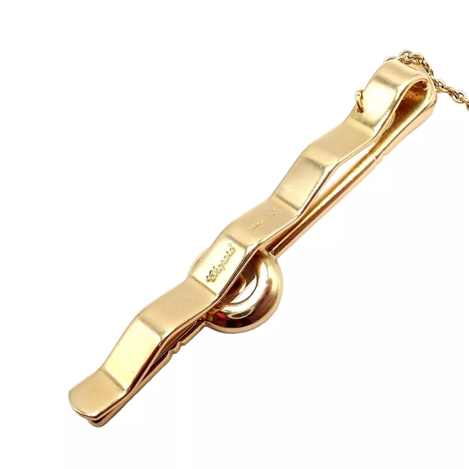 Chopard 18k Yellow Gold Happy Diamond Golf Club Tie Clip Size ONE SIZE - 6 Thumbnail