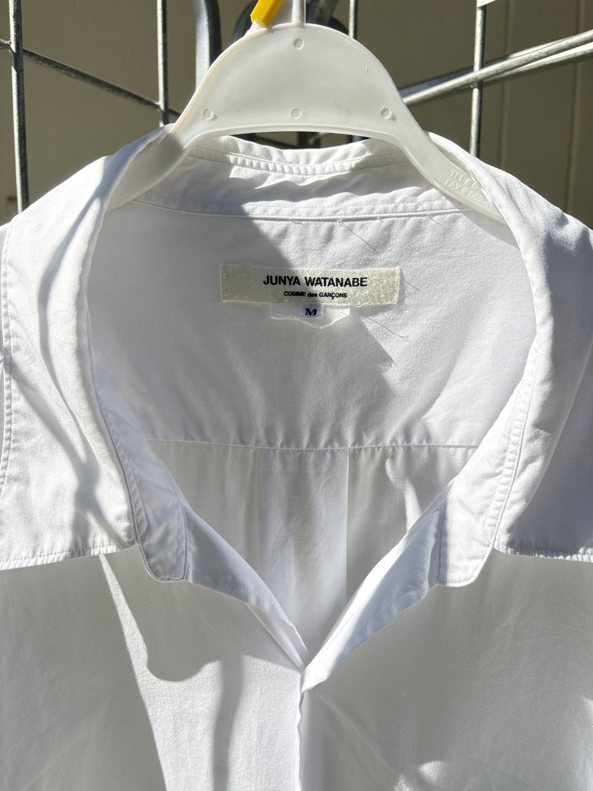 Junya Watanabe Junya Watanabe white oversized shirt dress vents at sleeves Size M / US 6-8 / IT 42-44 - 2 Thumbnail