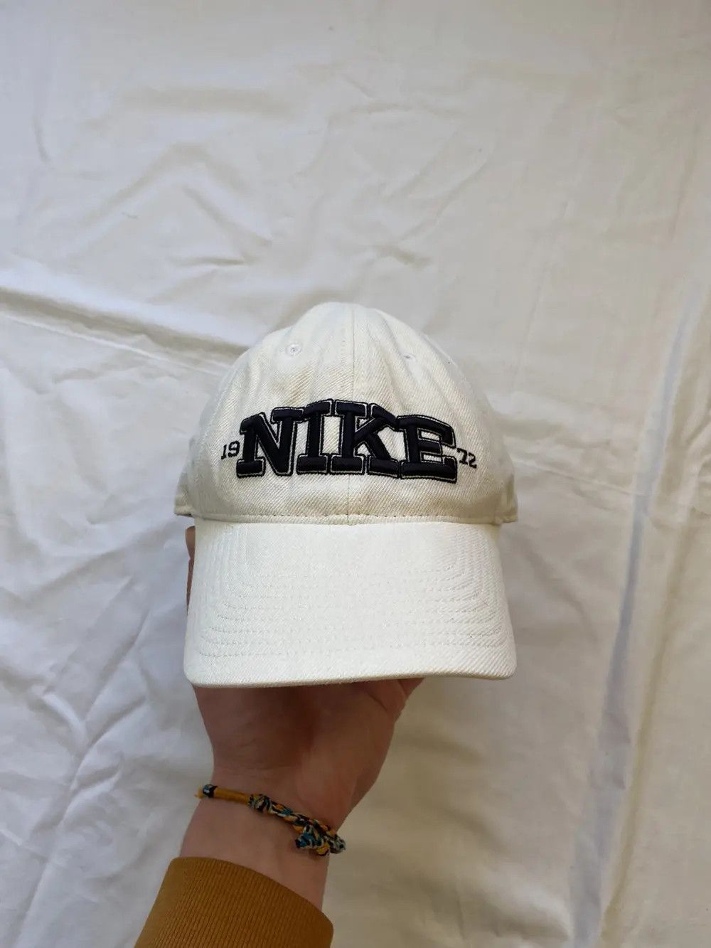Nike 🦍VINTAGE 90’S Y2K 1972 NIKE BIG LOGO DRILL CAP HAT SWOOSH Size ONE SIZE - 8 Thumbnail