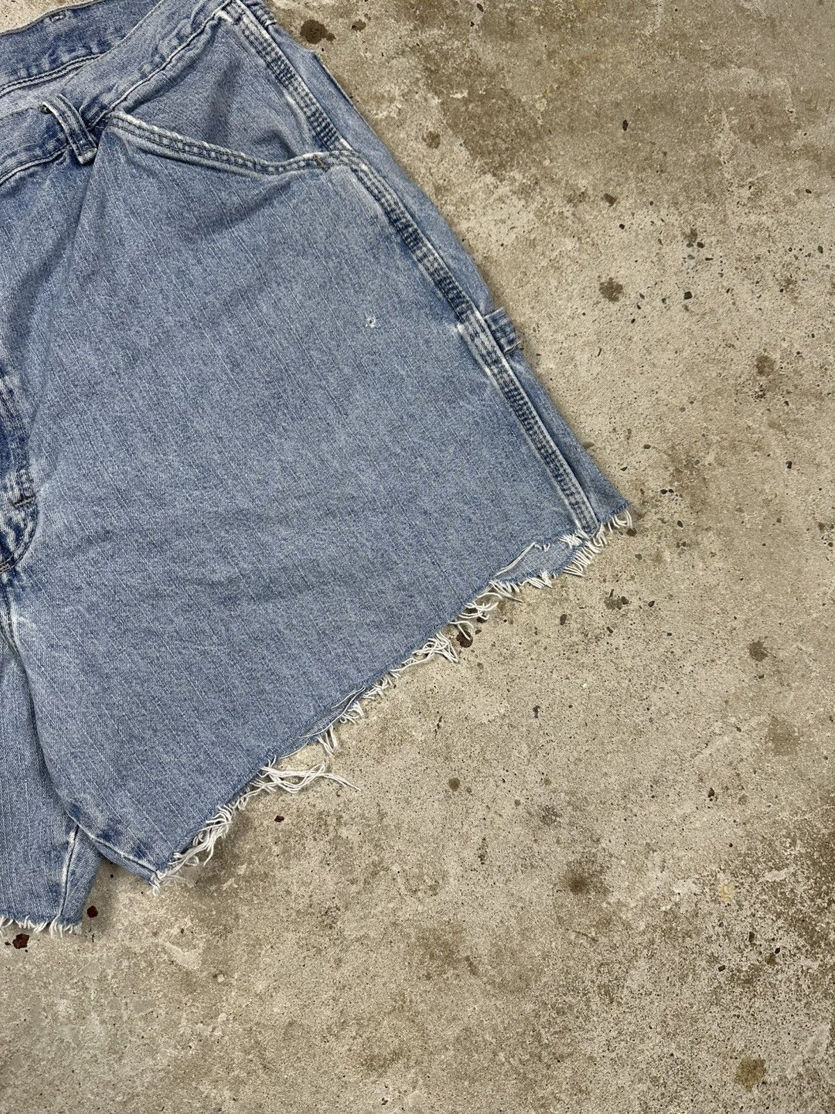 Wrangler Vintage 90s Wrangler Carpenter Distressed Denim Jeans Jorts Size US 36 / EU 52 - 7 Thumbnail