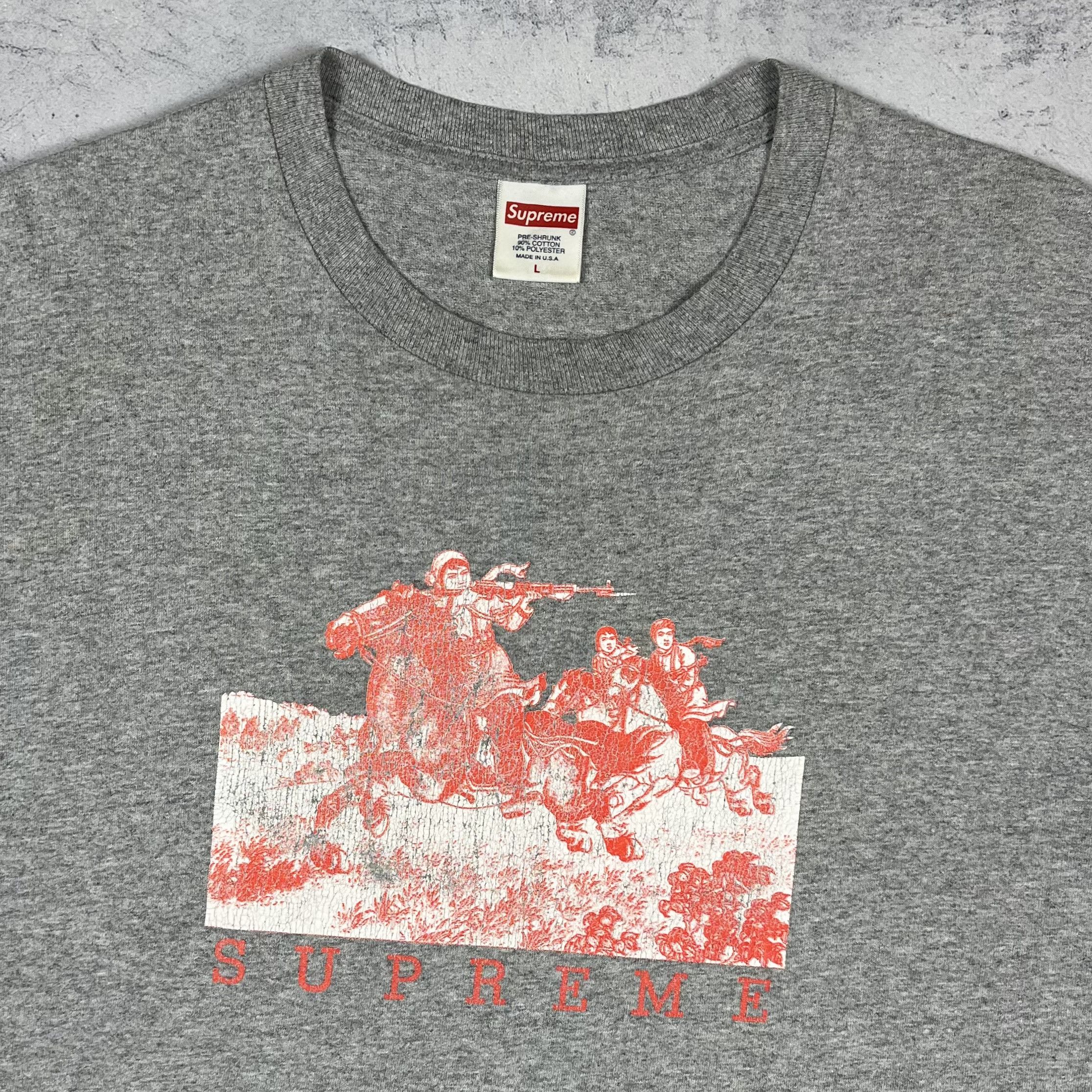 Supreme Supreme Riders Big Logo T Shirt SS19 Size US L / EU 52-54 / 3 - 7 Thumbnail