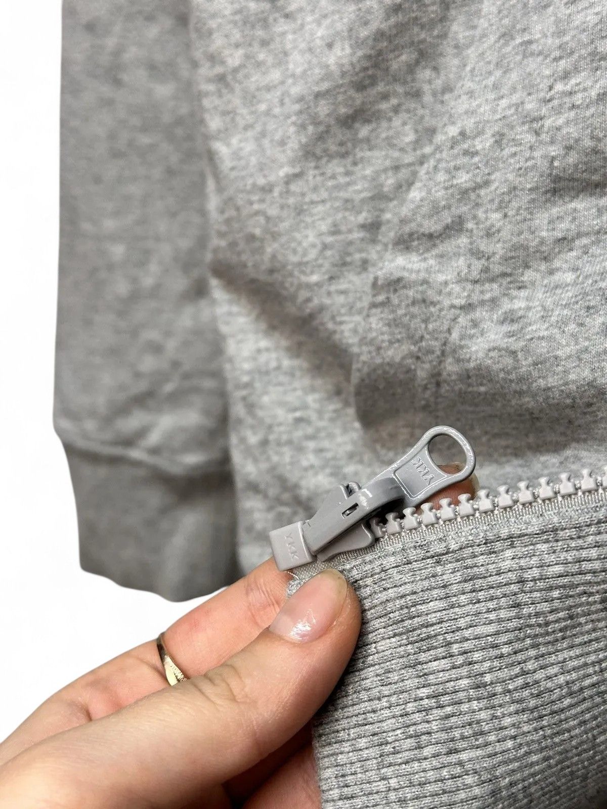 Japanese Brand Vintage Laundry Grey Zip Hoodie with Camo Fur Hood Size US M / EU 48-50 / 2 - 6 Thumbnail
