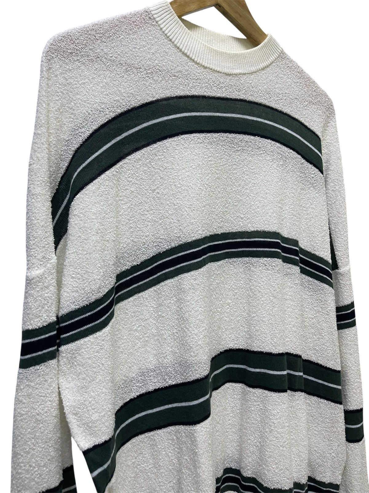 AMI Ami x Alexandre Mattiussi Striped Knit Sweater Size US XL / EU 56 / 4 - 5 Thumbnail