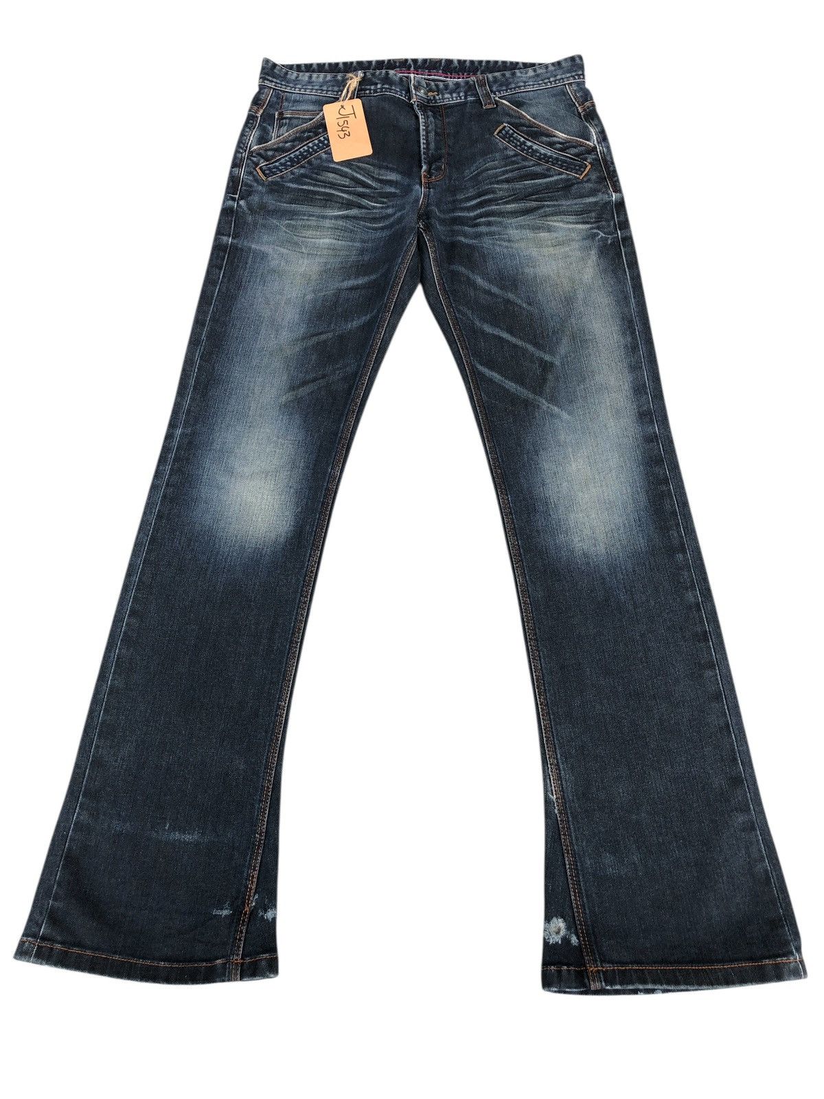 Who Decides War Nicole Club Flared Jeans Distressed Jeans Size US 34 / EU 50 - 1 Thumbnail