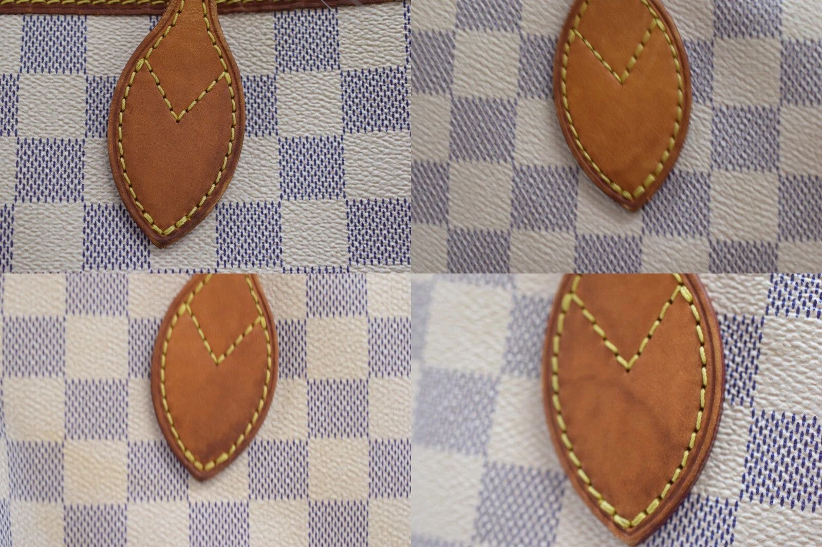Louis Vuitton Louis Vuitton Neverfull MM Tote Bag Damier Azur N51107 Size ONE SIZE - 10 Thumbnail