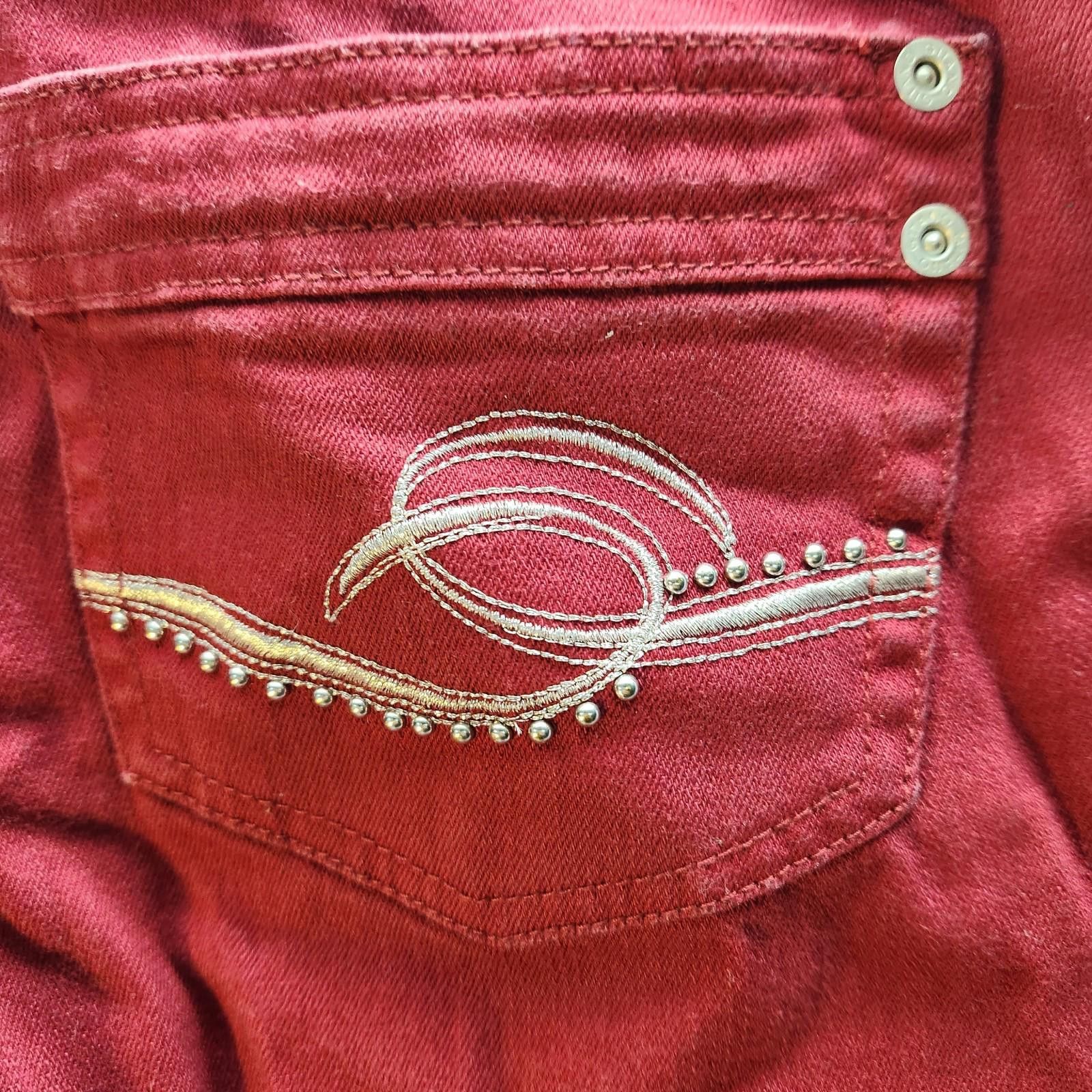 Designer Vintage Red Gitano Jeans Size 12 Size 34" / US 12 / IT 48 - 8 Thumbnail