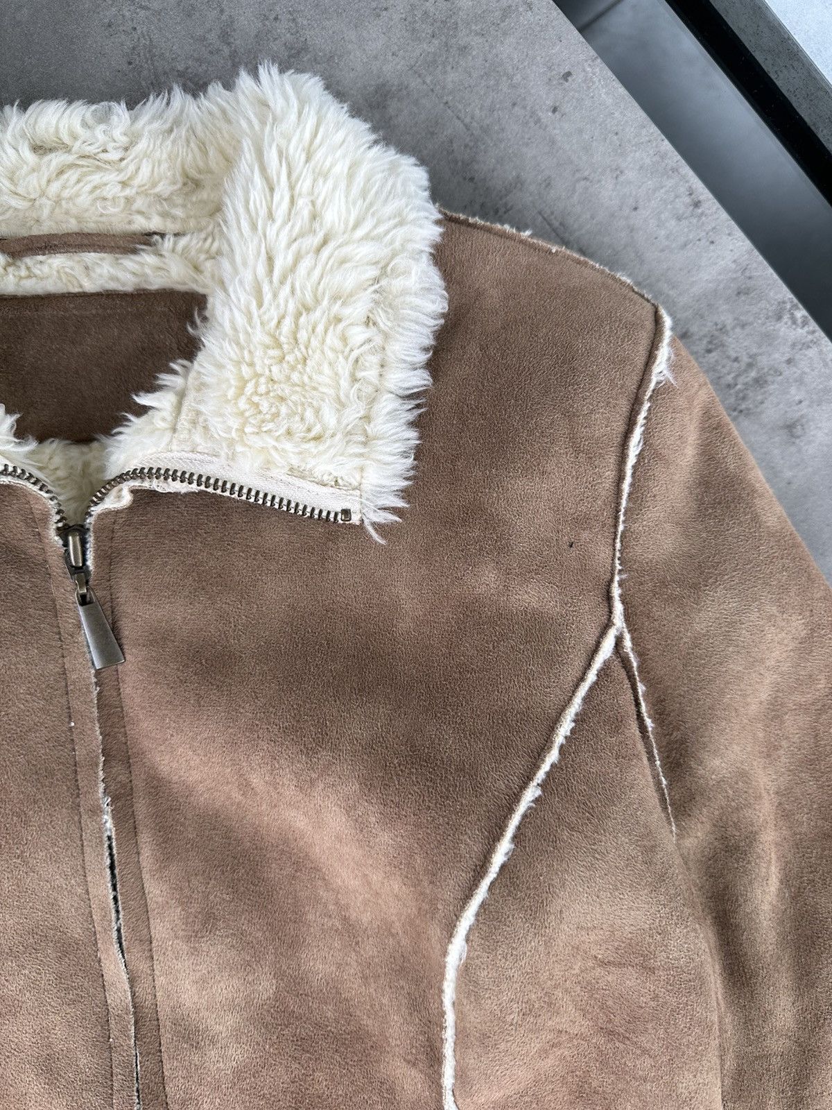 Japanese Brand Vintage Faux Sheepskin Coat Size S / US 4 / IT 40 - 3 Thumbnail