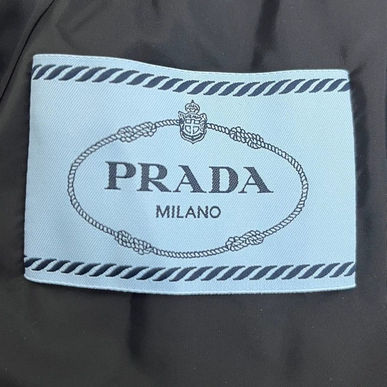 Prada Prada Black full logo metal triangle down jacket 2502-Nexta Size US XXS / EU 40 - 5 Thumbnail