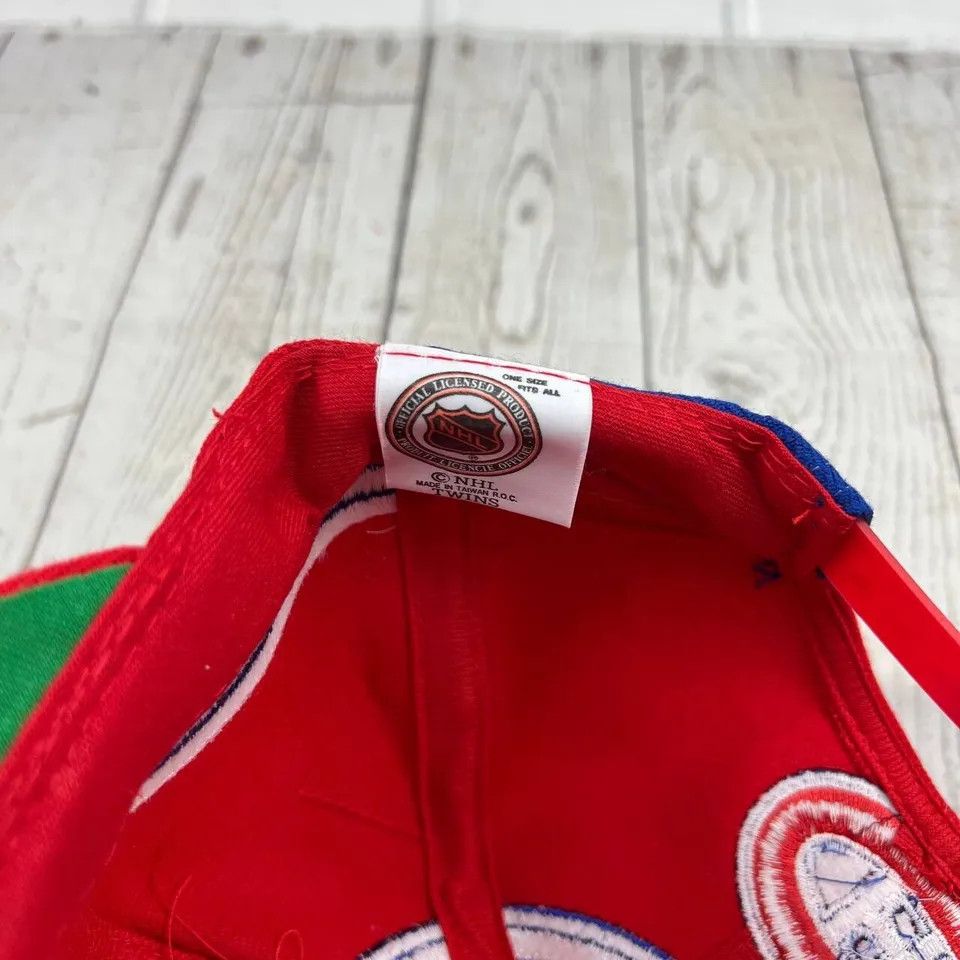 Vintage Montreal Canadiens NHL Jersey Hat Snapback Cap New