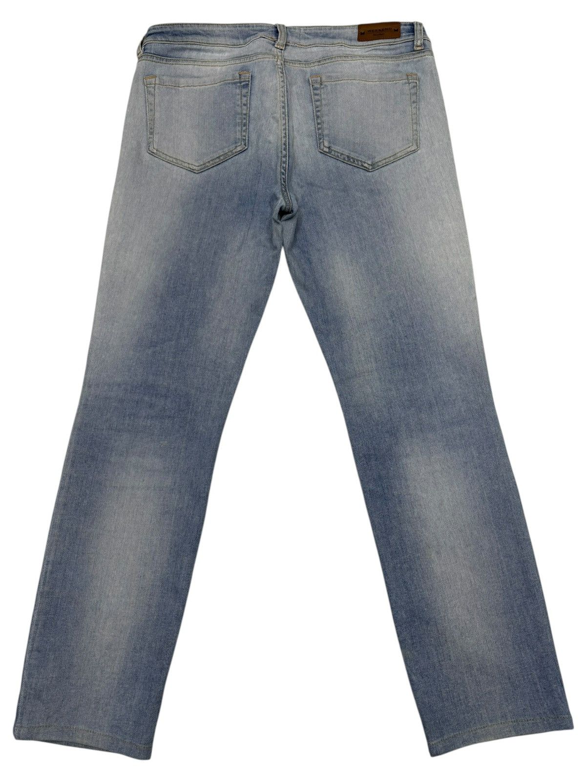 Max Mara MAX MARA WEEKEND DISTRESSED DENIM JEANS Size 30" / US 8 / IT 44 - 2 Thumbnail