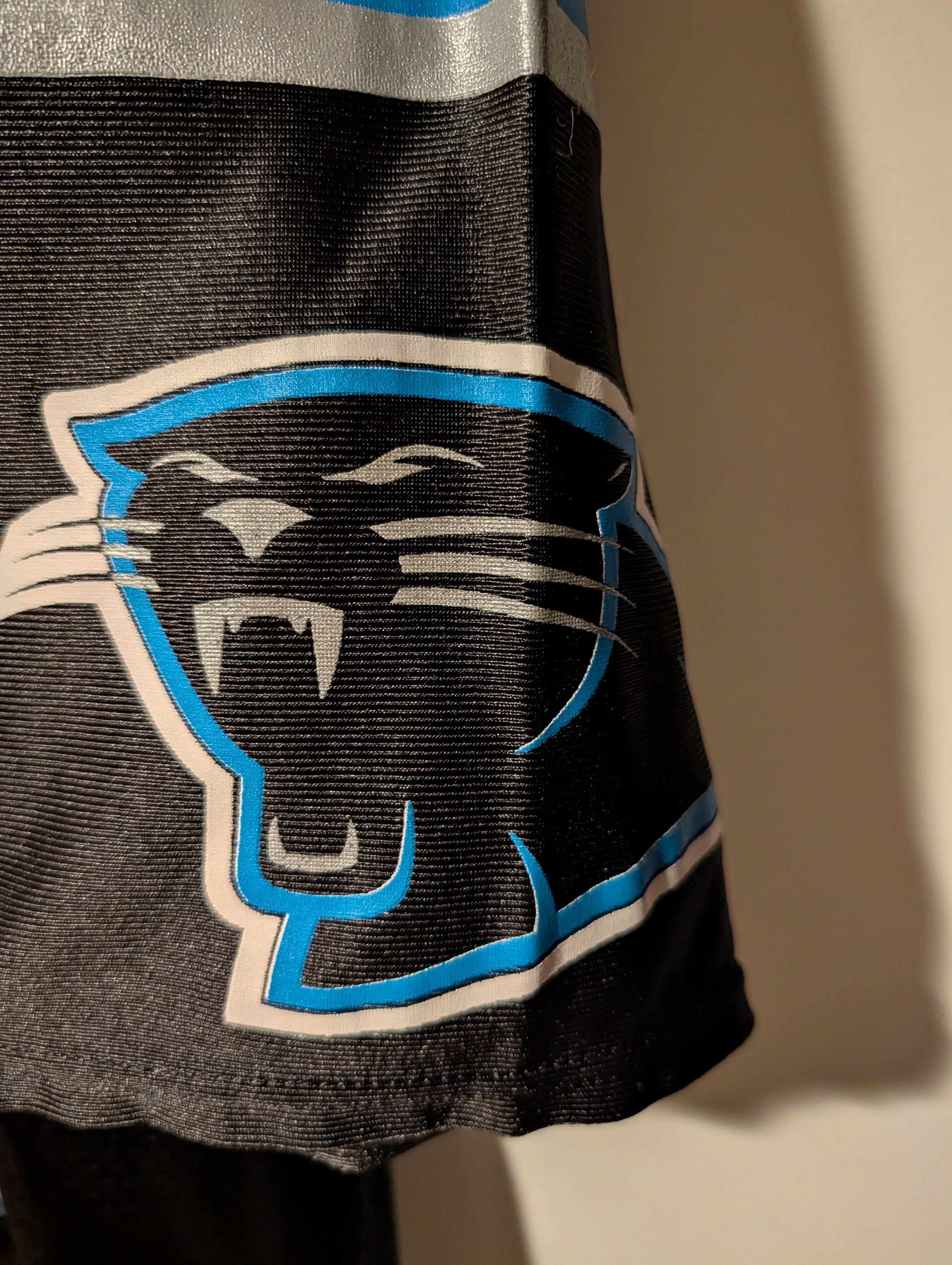 NFL Vintage Kerry Collins Carolina Panthers Athletic NFL Jersey Size US L / EU 52-54 / 3 - 8 Thumbnail