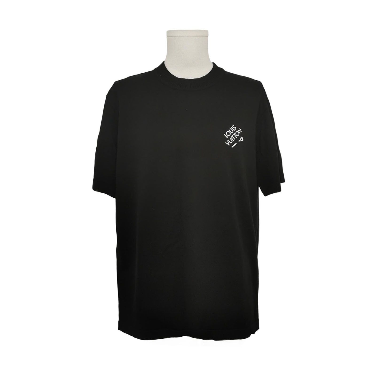 Louis Vuitton Louis Vuitton Solid Logo Crew Neck T-Shirt L Size US L / EU 52-54 / 3 - 1 Thumbnail