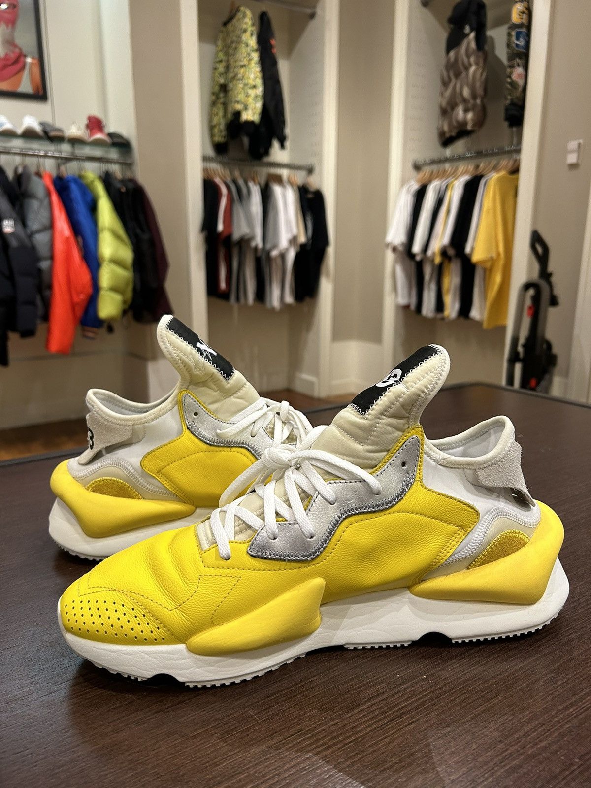 Adidas adidas Y-3 Kaiwa Yellow Size US 12.5 / EU 45-46 - 3 Thumbnail