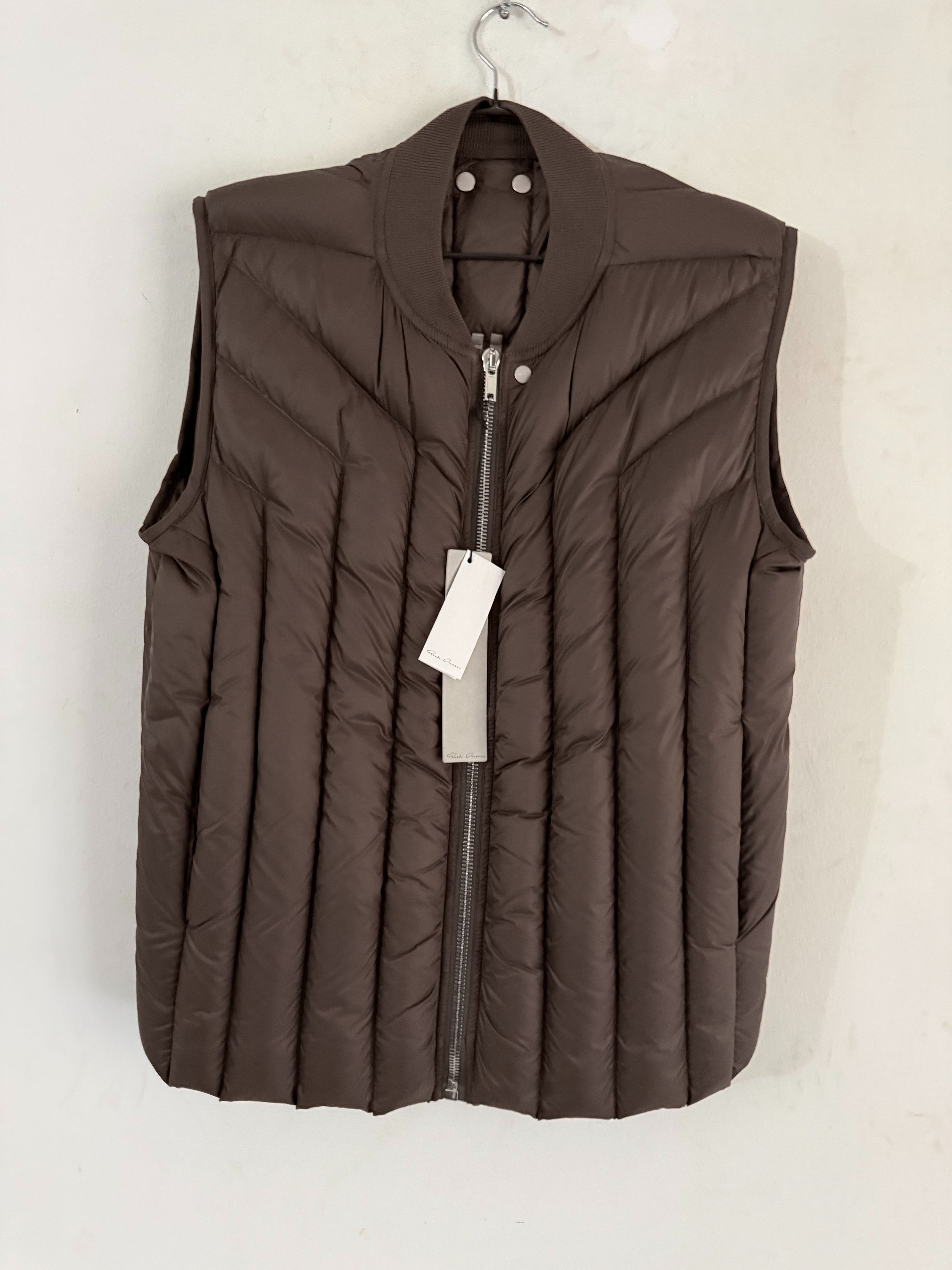 Rick Owens Sz 50 Gimp Detachable-Neck Padded Gilet Size US M / EU 48-50 / 2 - 5 Thumbnail