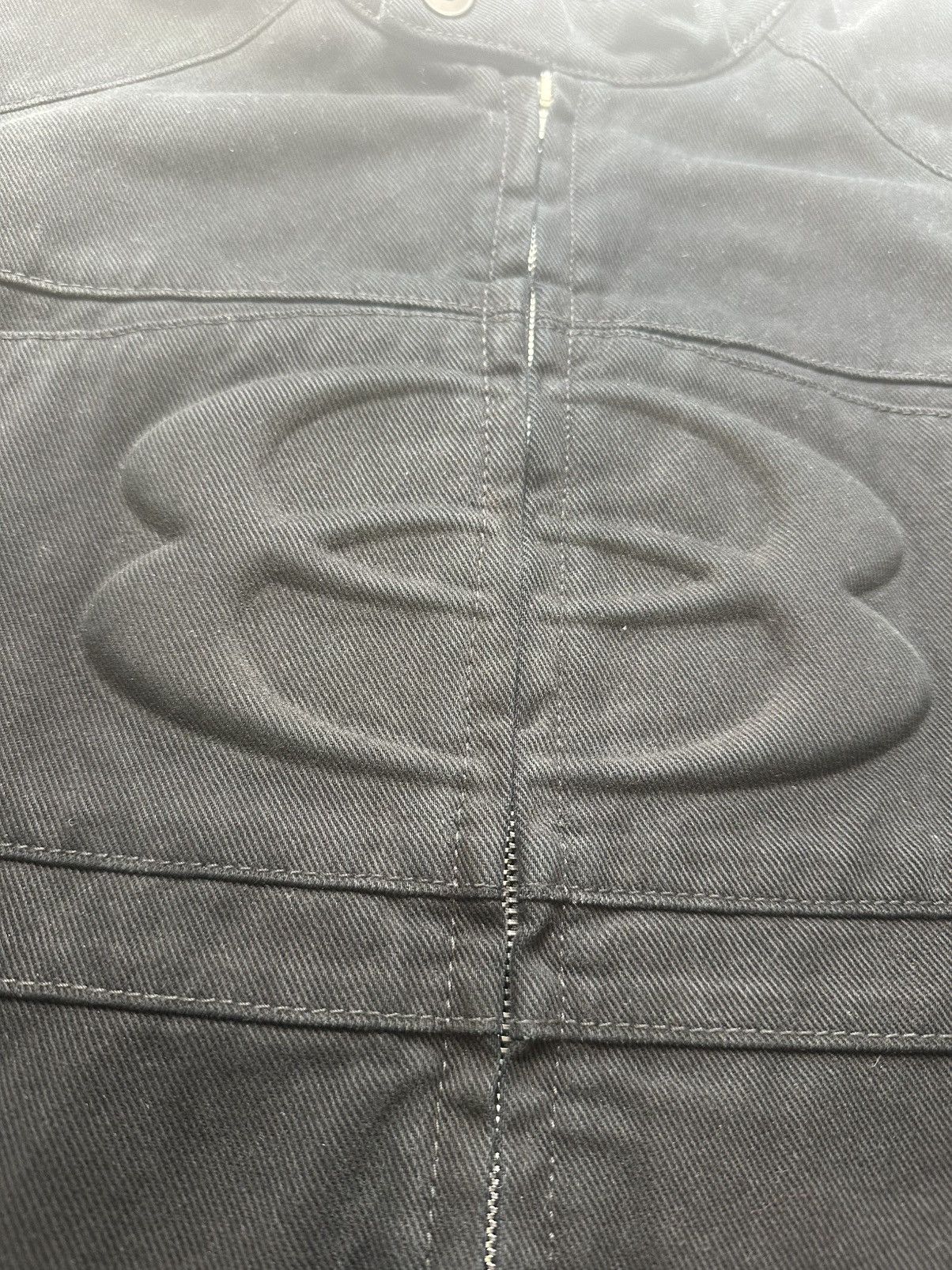 Balenciaga Balenciaga Unity logo racer jacket denim Sz1 Size US S / EU 44-46 / 1 - 6 Thumbnail
