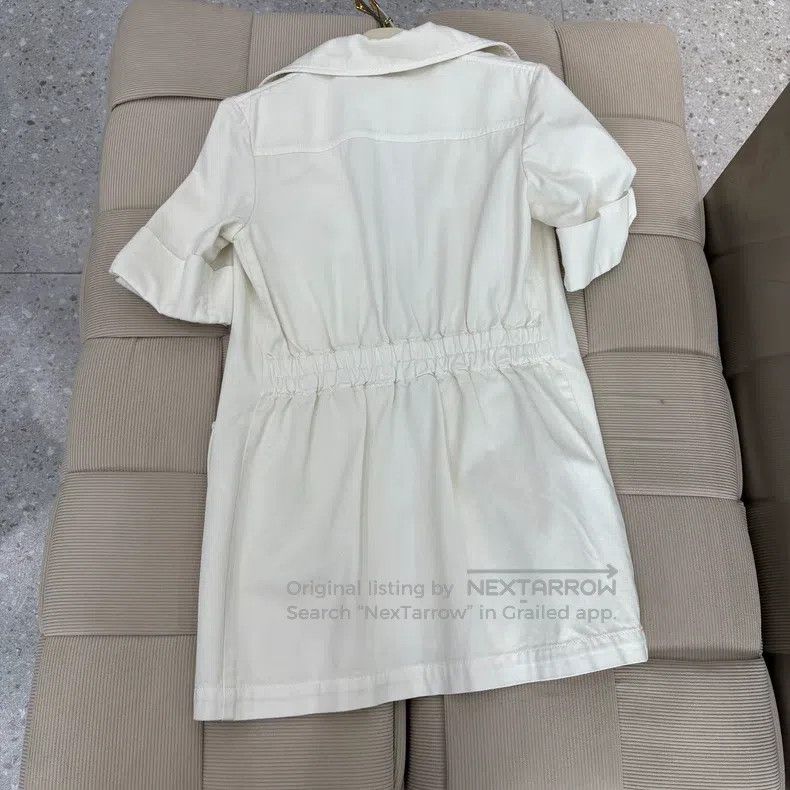 Gucci Gucci White double pocket lapel short-sleeved zipper workw Size XS / US 0-2 / IT 36-38 - 2 Thumbnail