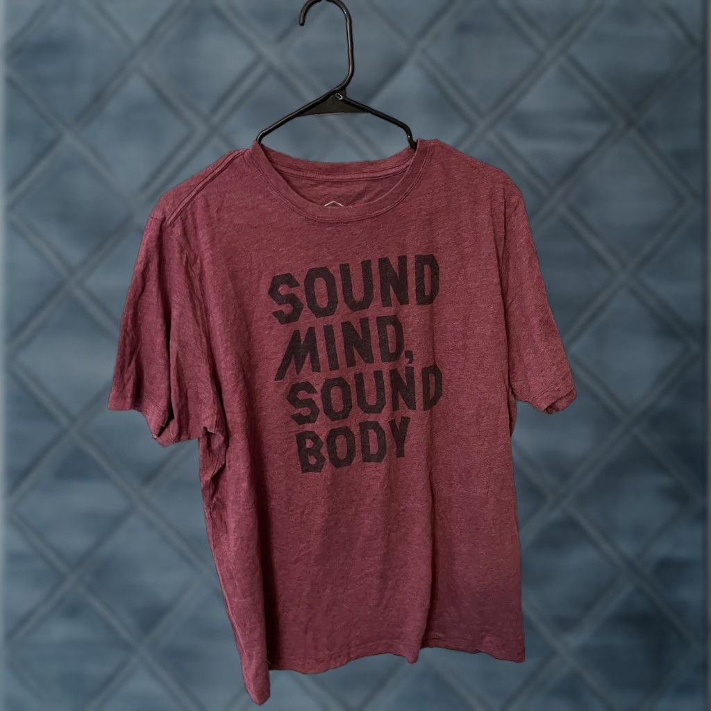 Asics ASICS WOMAN'S "SOUND MIND SOUND BODY" TSHIRT XL BURGUNDY/GRAPHICS/SHORT SLEEVE/POLOVER/NON-DECORATIVE? Size XL / US 12-14 / IT 48-50 - 1 Thumbnail