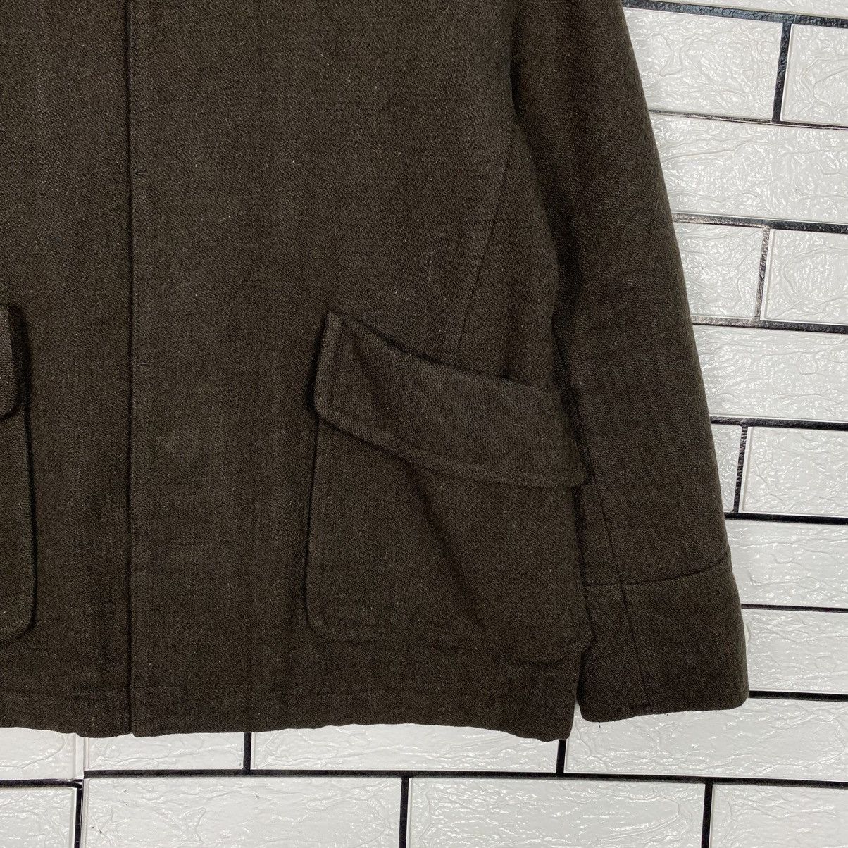 Kapital 📌Vintage Indigo Wool Button Jacket Navy A.F Striped Lining Size US M / EU 48-50 / 2 - 6 Thumbnail