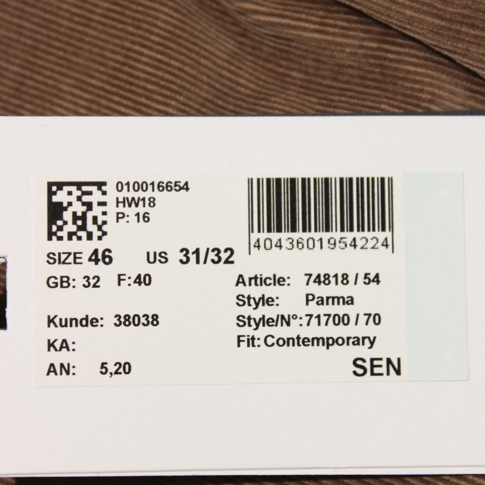 Hiltl Hiltl New with tags Chino Size 30 US In Brown Size US 30 / EU 46 - 4 Thumbnail