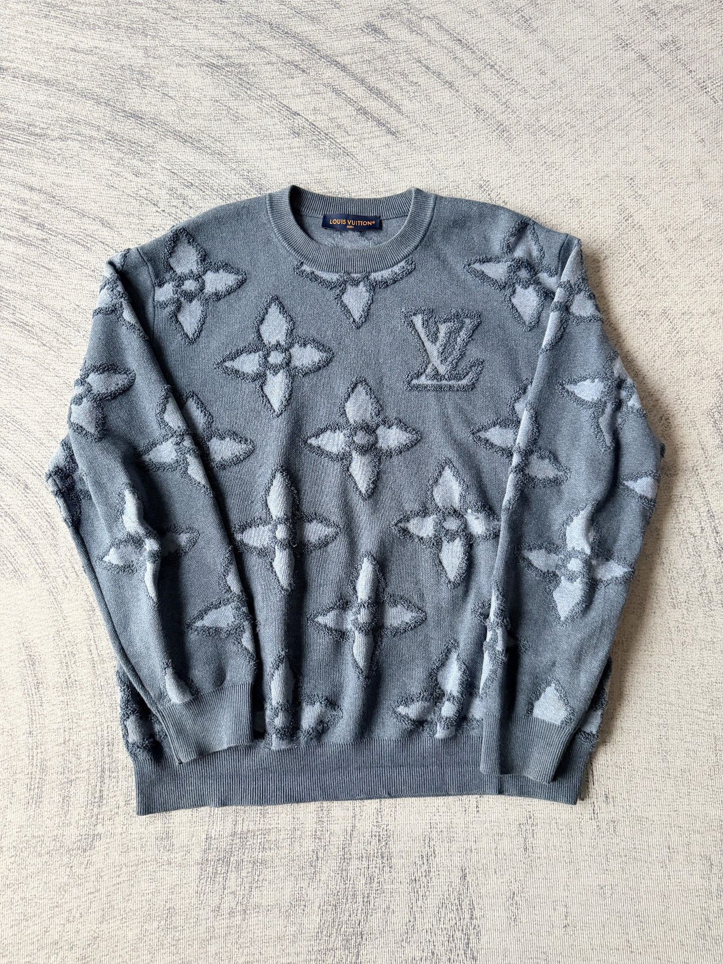 Louis Vuitton LV All-Over Logo Crewneck Sweater Size US XL / EU 56 / 4 - 1 Thumbnail