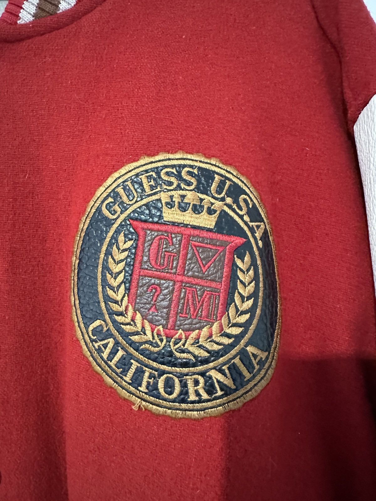 Guess Rare vintage Guess Georges Marciano Varsity Jacket Size US XL / EU 56 / 4 - 3 Thumbnail