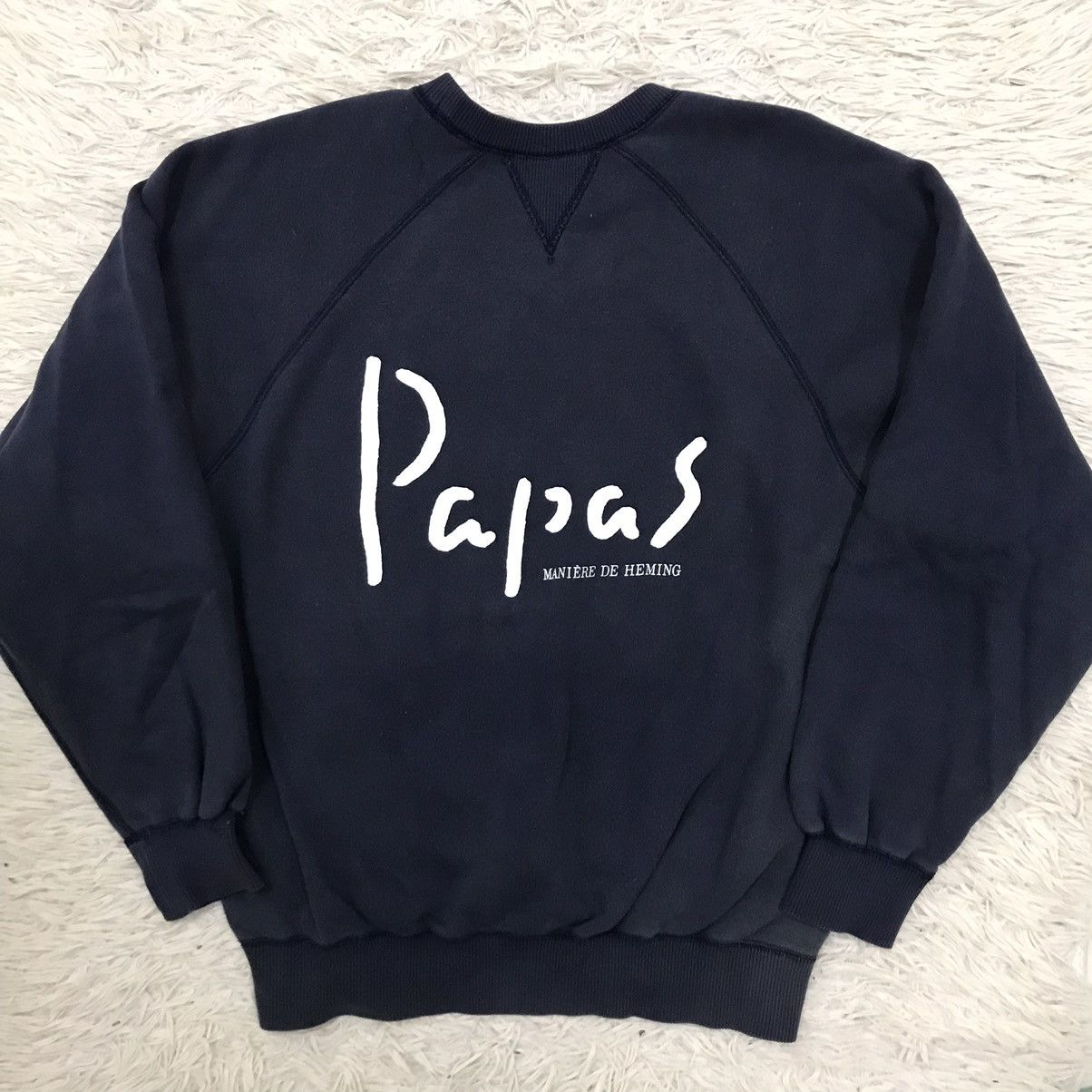 Japanese Brand VINTAGE 90s PAPAS CREWNECK BAGGY SWEATSHIRT Size US L / EU 52-54 / 3 - 9 Thumbnail