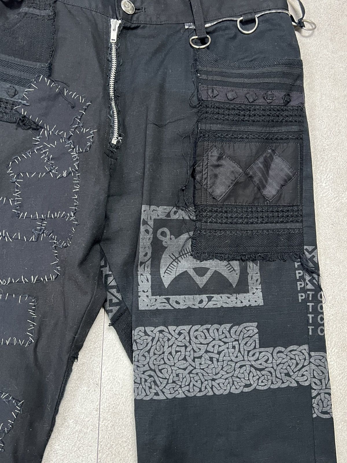 Undercover undercover SCAB SS03 Hagi Patchwork Jeans Size US 34 / EU 50 - 5 Thumbnail