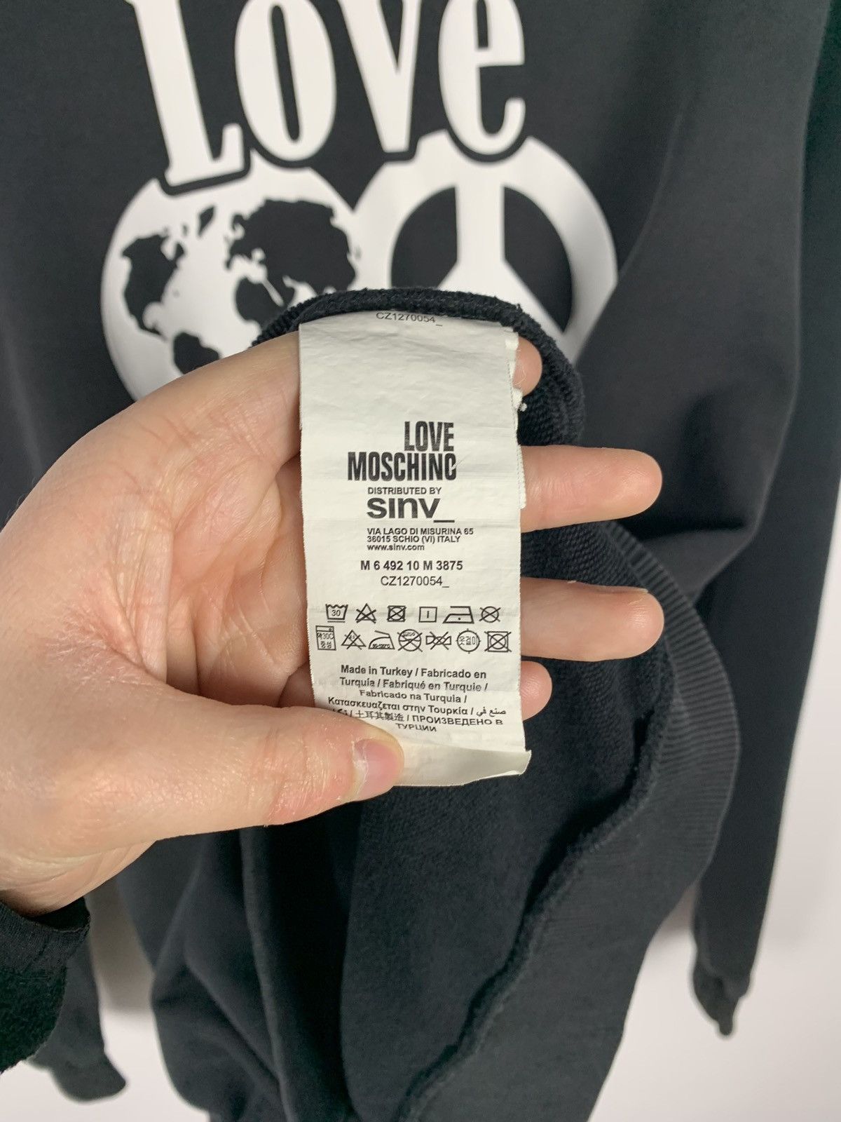Moschino Love Moschino Hoodie big logo size M Size US M / EU 48-50 / 2 - 10 Thumbnail