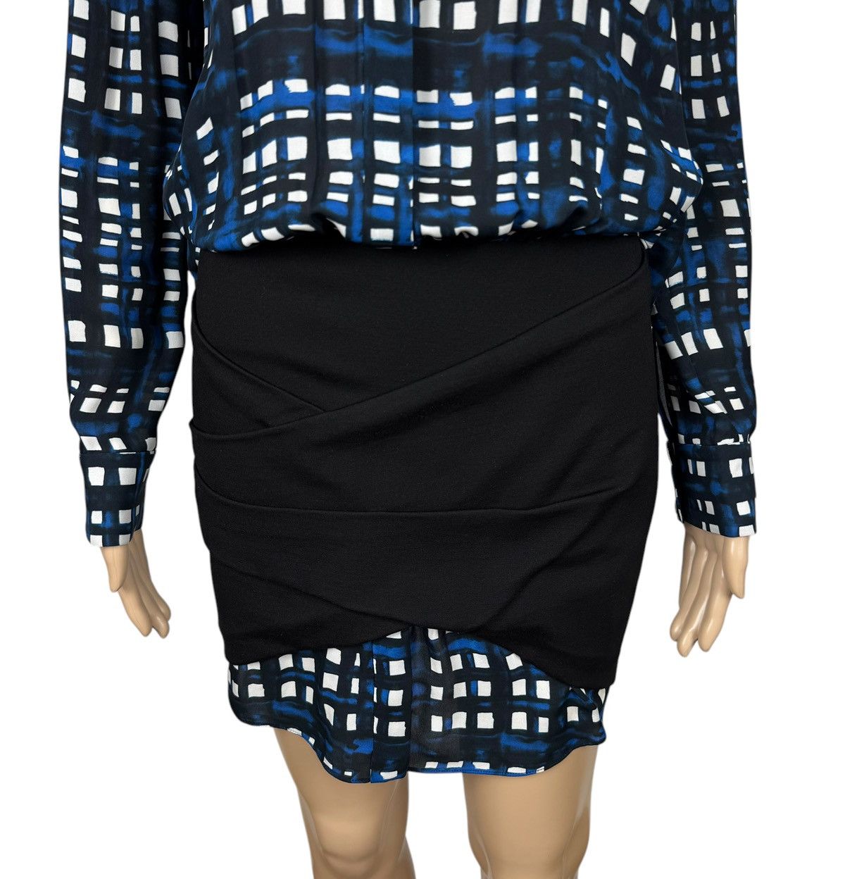 THAKOON Thakoon Addition Plaid Silk Mini Dress size 0 Size XS / US 0-2 / IT 36-38 - 4 Thumbnail