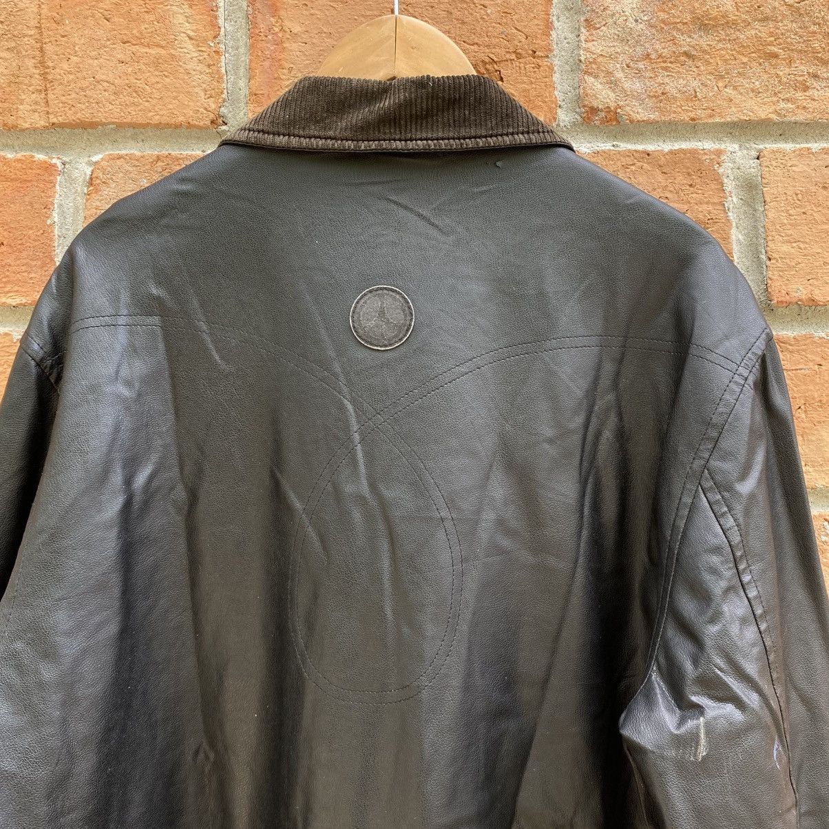 Moschino Moschino Brown Fux Leather & Corduroy Panel Jacket Size US M / EU 48-50 / 2 - 10 Thumbnail