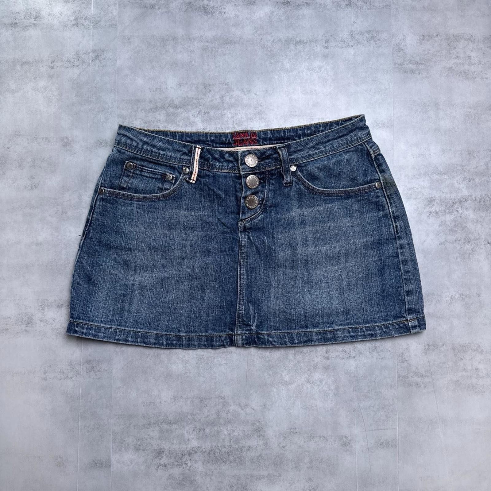 Other Y2K Zana Di Mini Denim Skirt Size 27" / US 4 / IT 40 - 1 Thumbnail