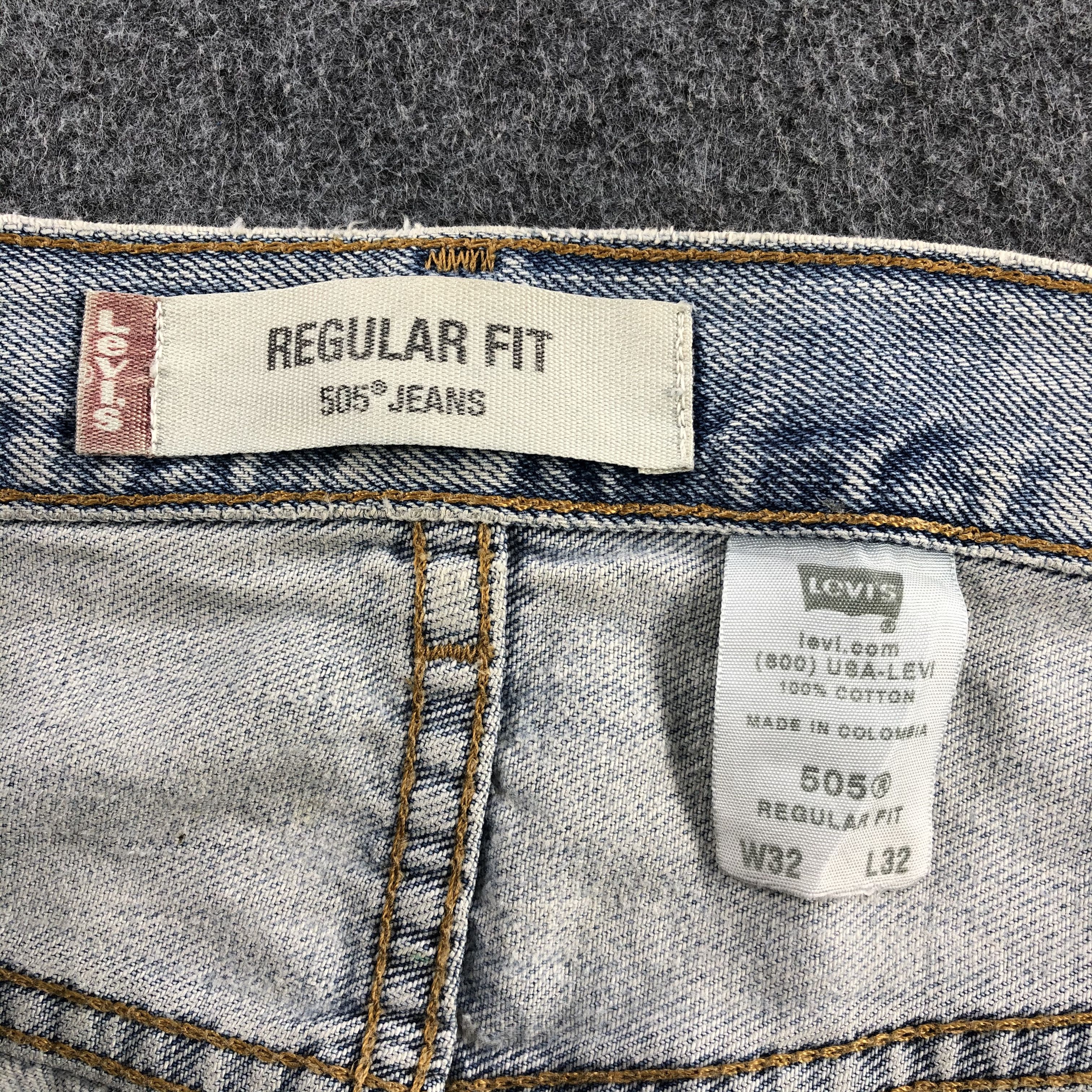 Levi's Vintage Levis Jeans Lot 505 Light Washed Denim-J1011 Size US 32 / EU 48 - 10 Thumbnail