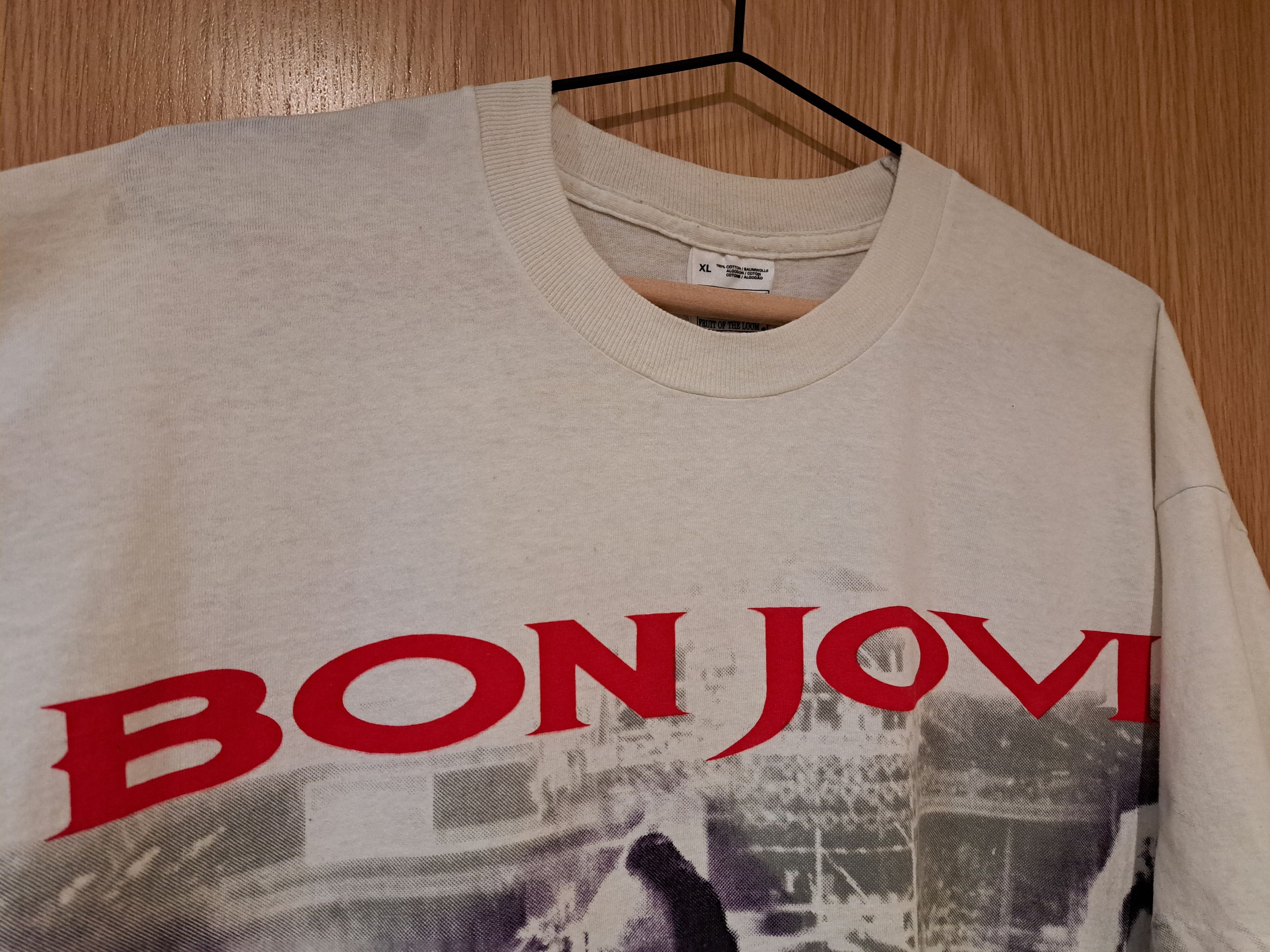 Band Tees × Vintage Vintage Bon Jovi these days 96/97 Band T-Shirt Tee Size US XL / EU 56 / 4 - 2 Thumbnail