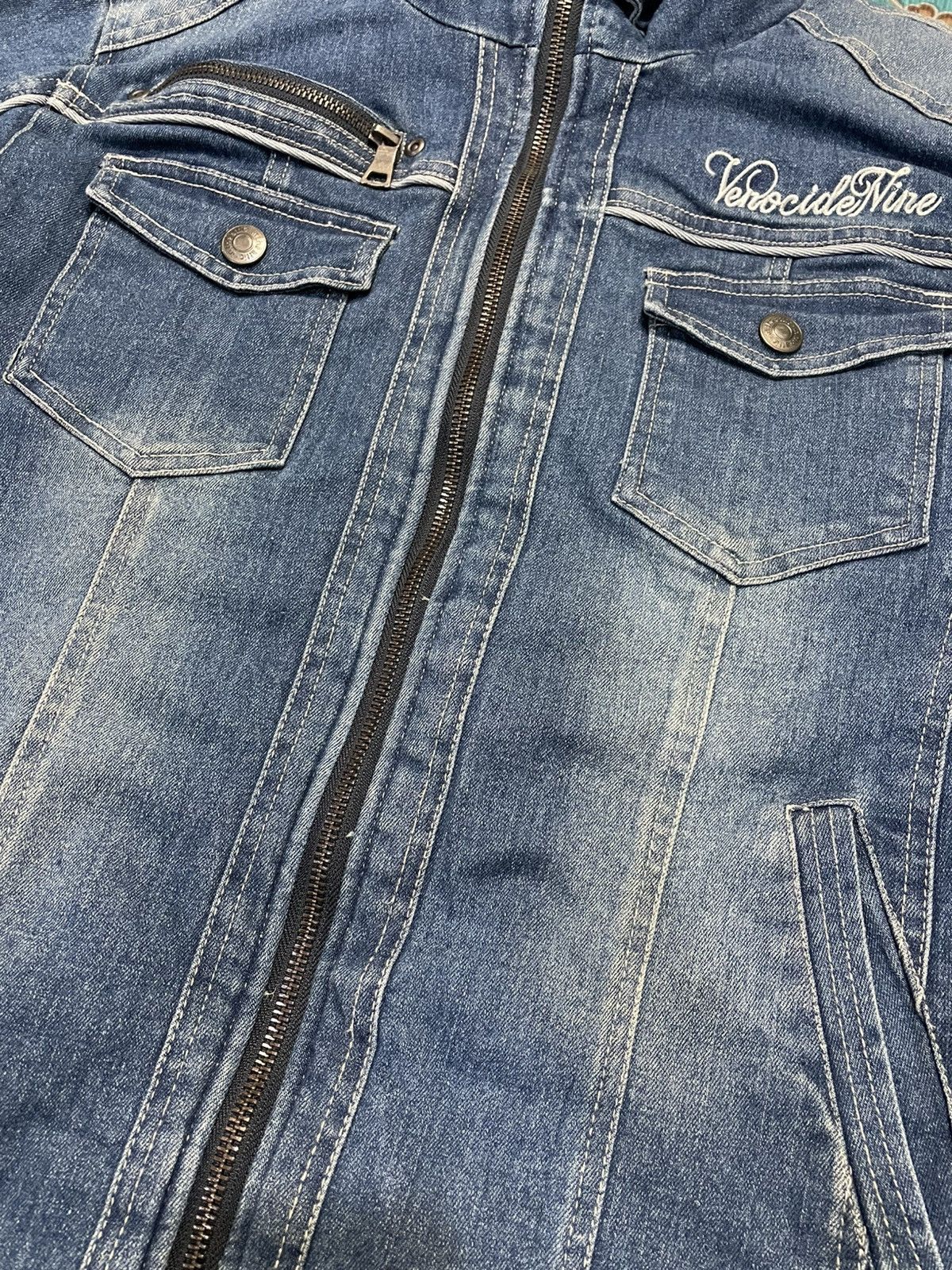 In The Attic In The Attic Denim Fur Jacket Size US L / EU 52-54 / 3 - 4 Thumbnail