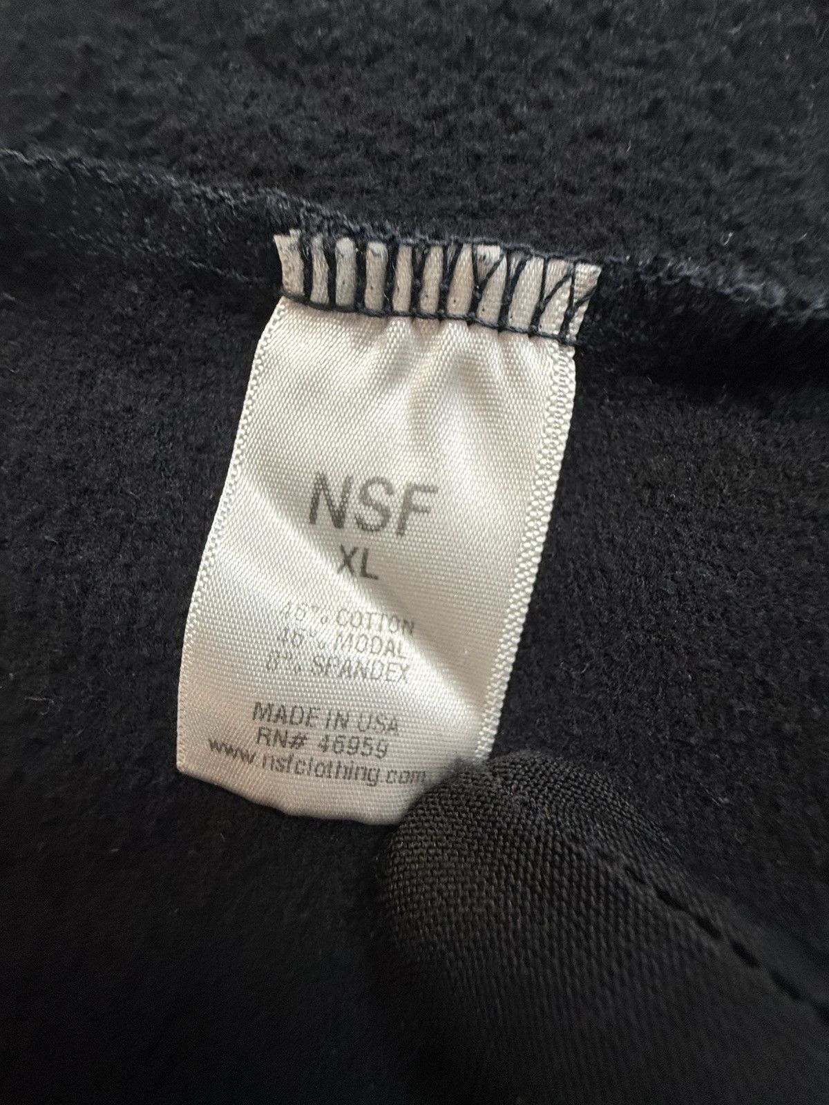 NSF NSF Long Sleeve Crewneck Sweatshirt — Black / XL / USA made Size US XL / EU 56 / 4 - 12 Thumbnail