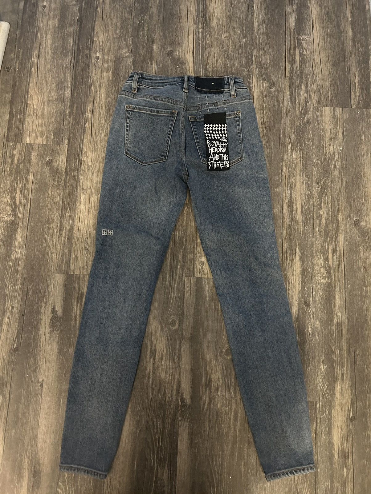 image of Ksubi Hi N Wasted True Vintage in Light Blue, Women's (Size 26)