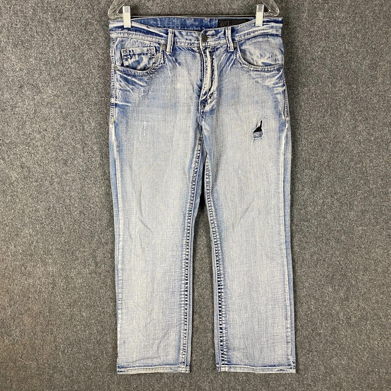 Other Axel Jeans Men's 34x30 Treadwell Denim Ripped 100% Cotton Size US 34 / EU 50 - 1 Thumbnail