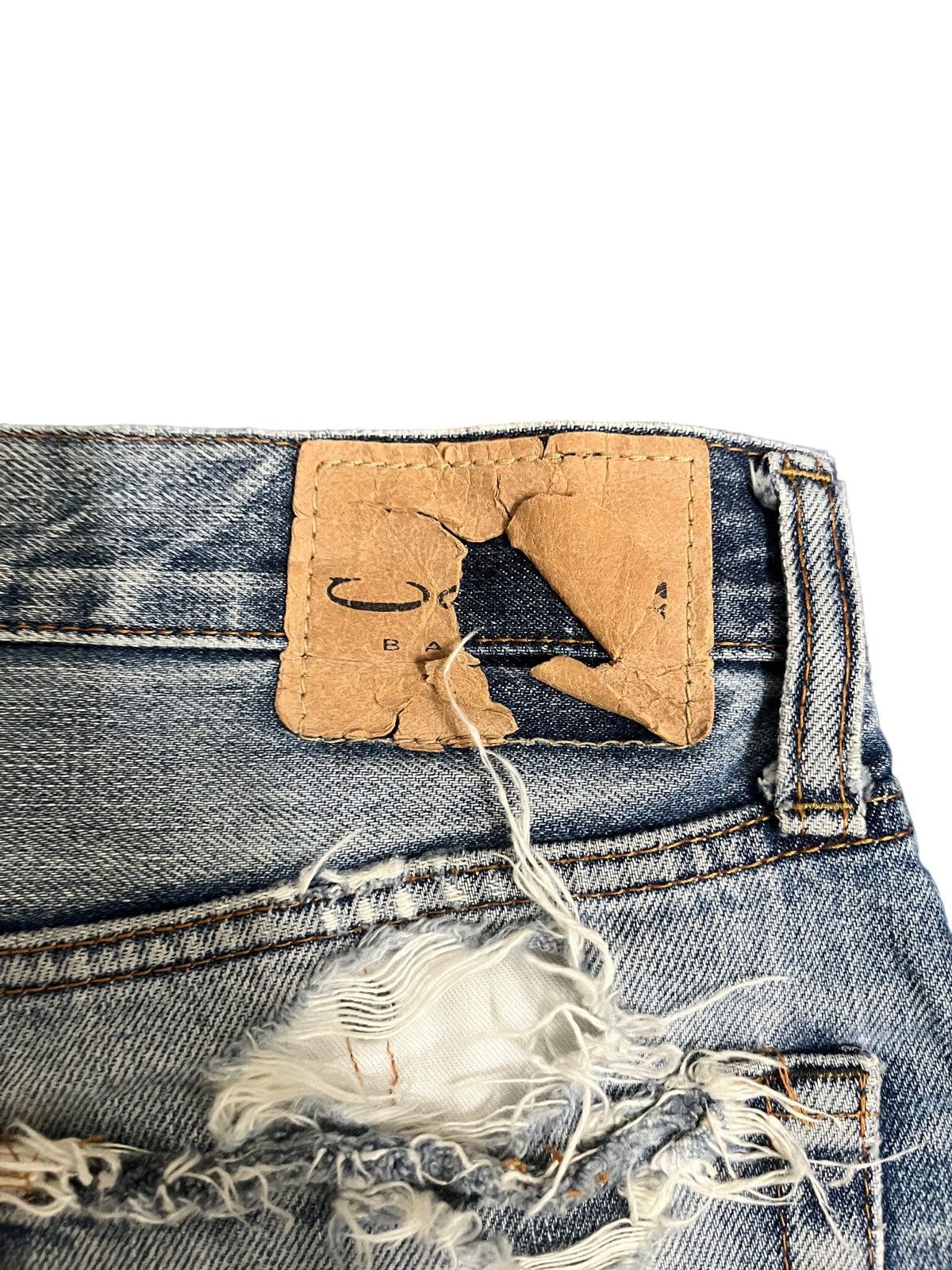 George Cox Japanese Cox Distressed Denim Size US 32 / EU 48 - 11 Thumbnail