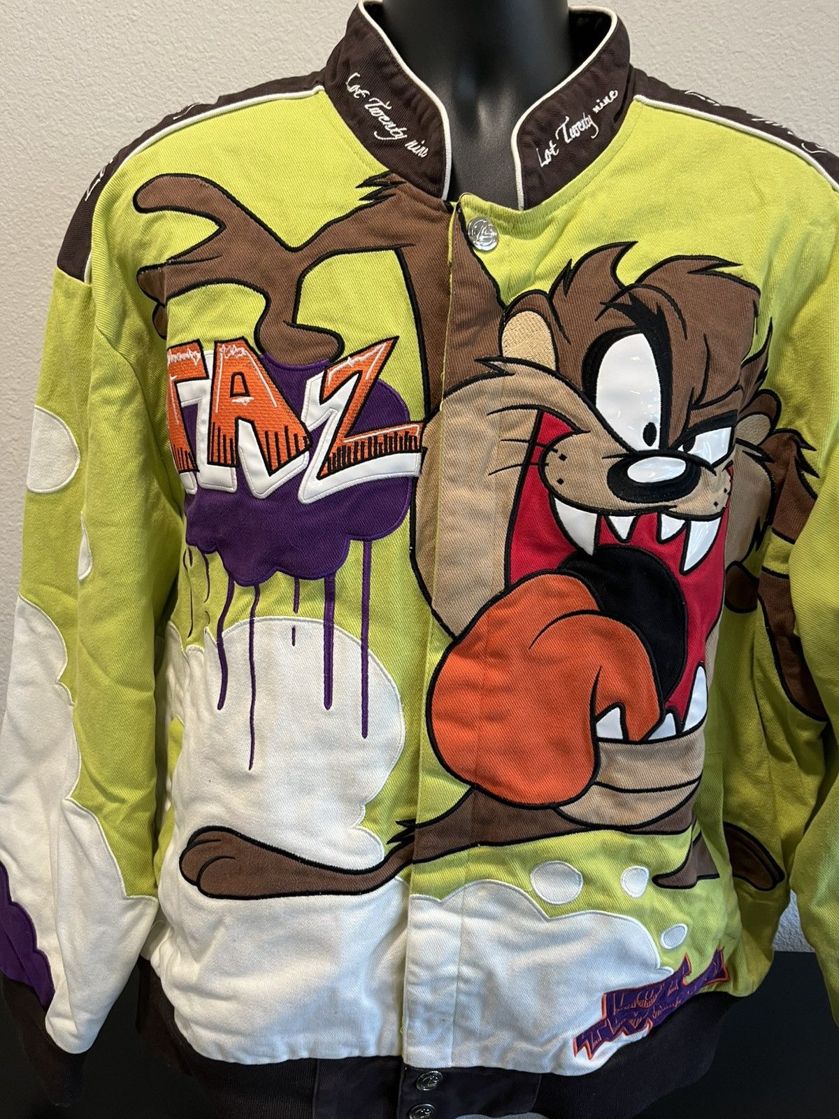 Vintage Lot 29 Taz jacket vintage Y2K racing looney tunes Size US XXL / EU 58 / 5 - 3 Thumbnail