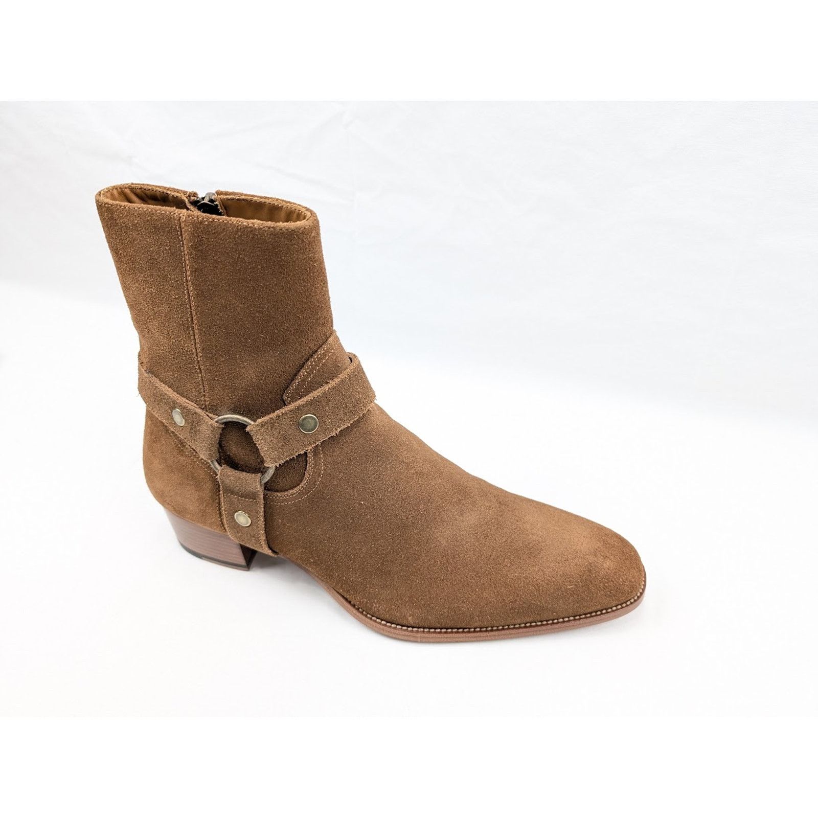 Saint Laurent Paris o1rshd1 Q:2 / Wyatt 40 Harness Boots in Camar 41.5 Size US 8.5 / EU 41-42 - 3 Thumbnail