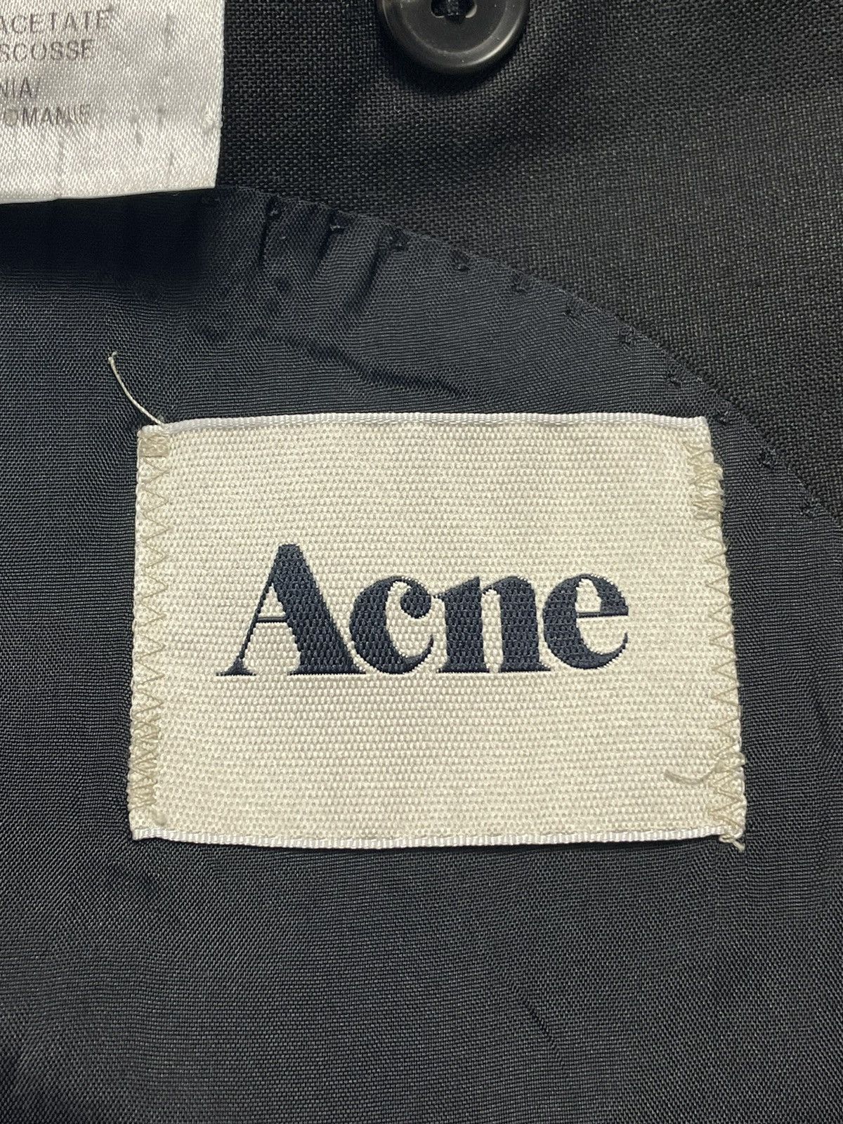 Acne Studios Acne Studios blazer suit black 46 Aktie jkt pw ss11 Size 46R - 3 Thumbnail