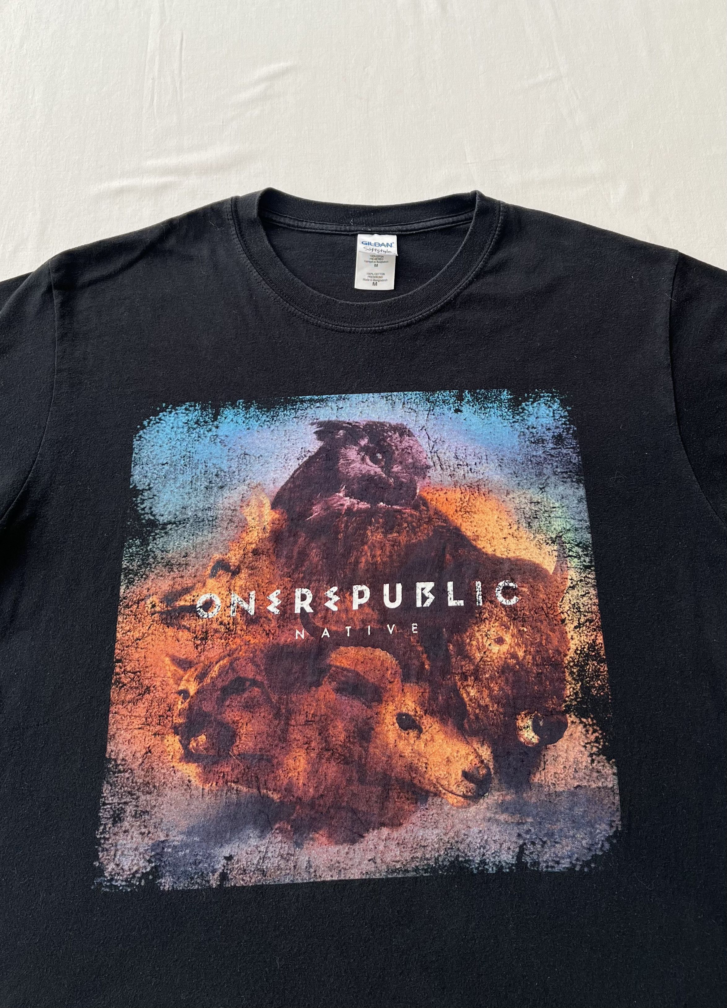 Band Tees Vintage 2014 OneRepublic Native Pop Rock Band T-shirt Size US M / EU 48-50 / 2 - 3 Thumbnail