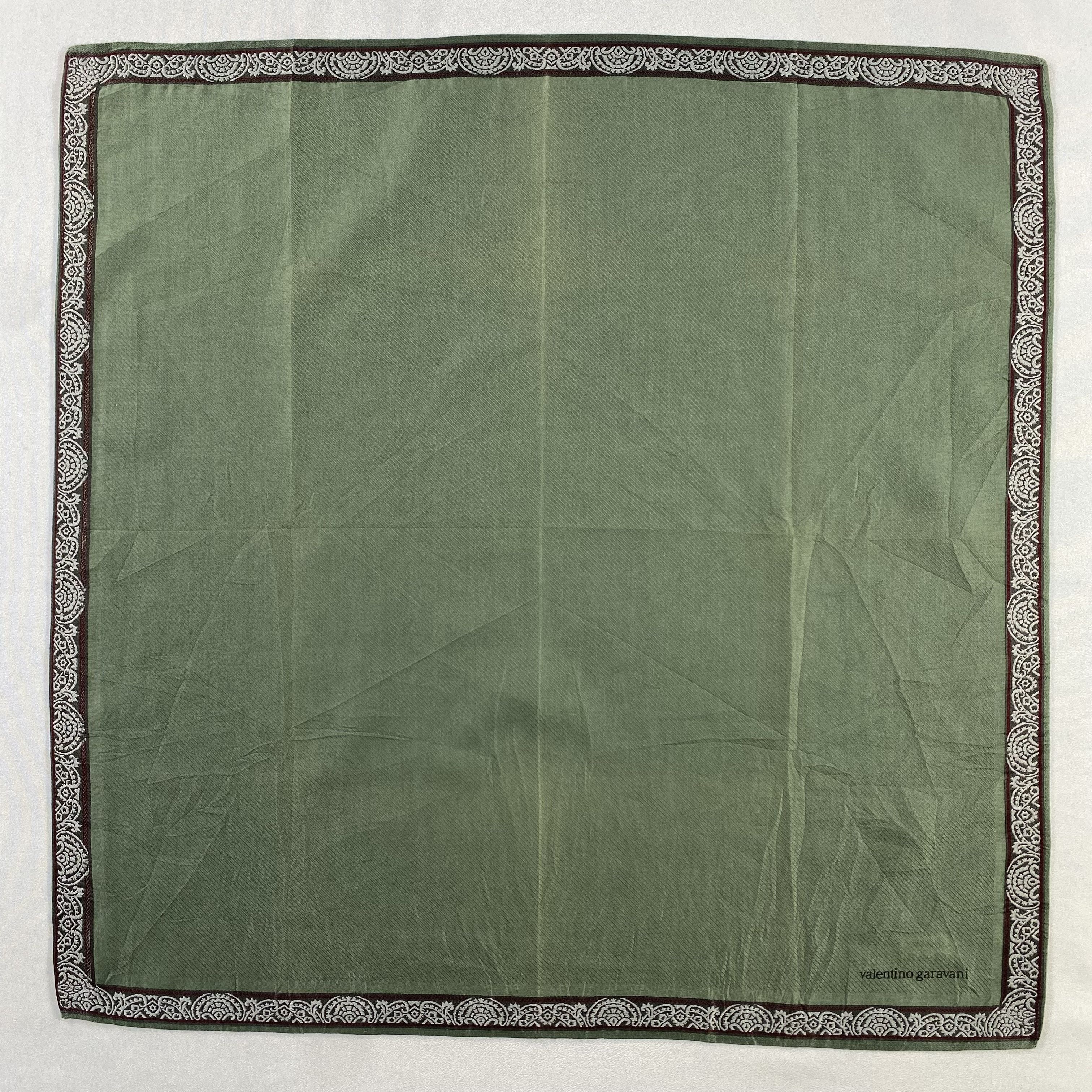 Valentino × Vintage Valentino Garavani Handkerchief / Neckerchief-P1417 Size ONE SIZE - 1 Thumbnail