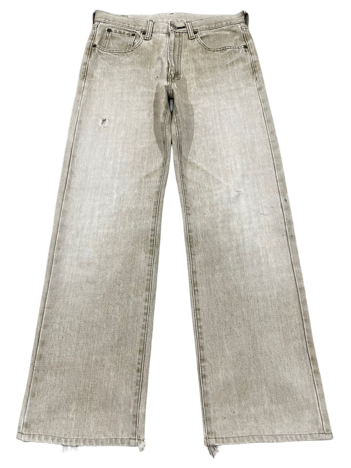 14th Addiction Vintage Japanese Brand Faded Wash Style Baggy Jeans Size US 30 / EU 46 - 1 Thumbnail