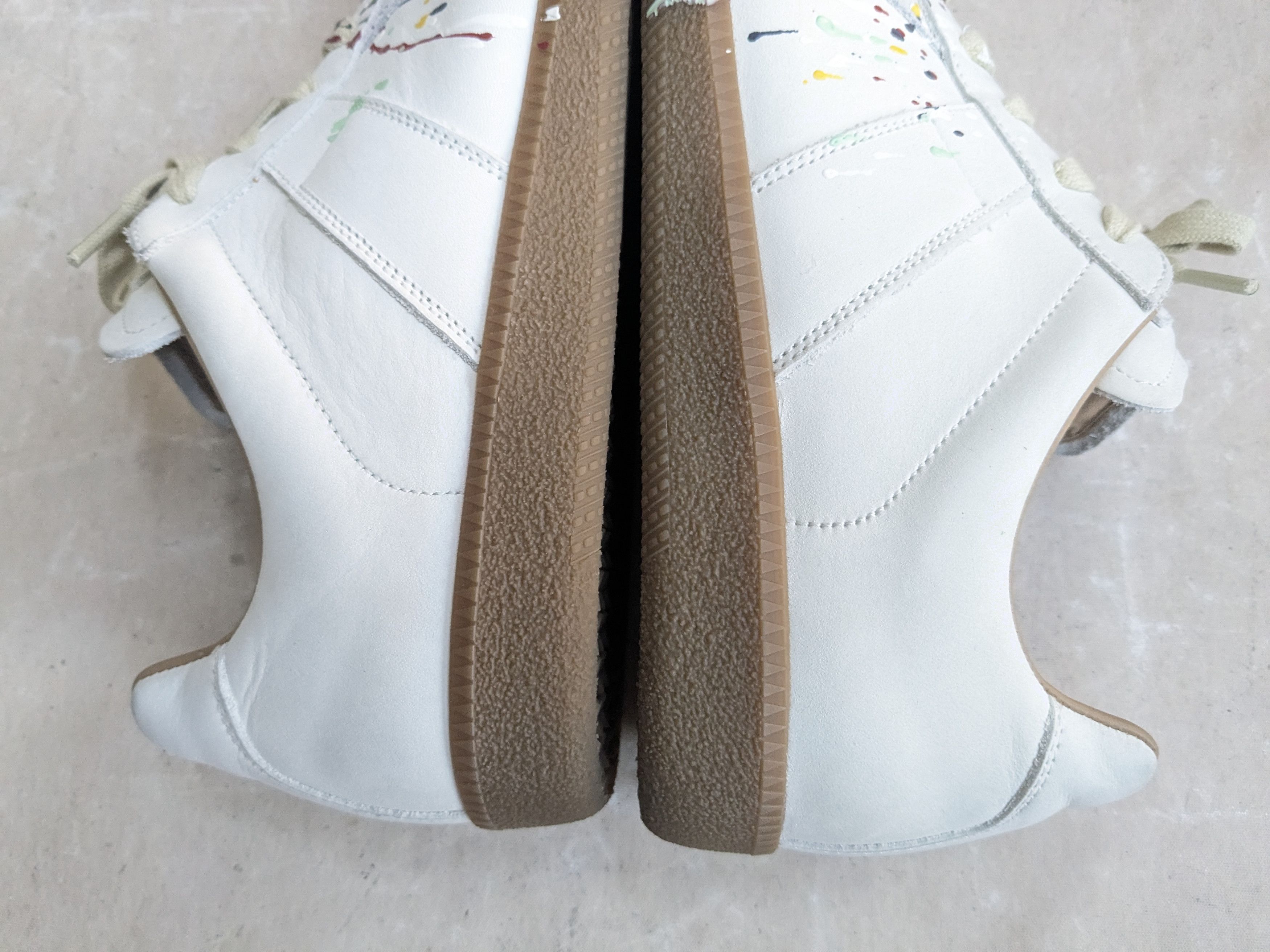 Maison Margiela Paint Splatter Replica GATs 10 43 White Low Tops Size US 10 / EU 43 - 9 Thumbnail